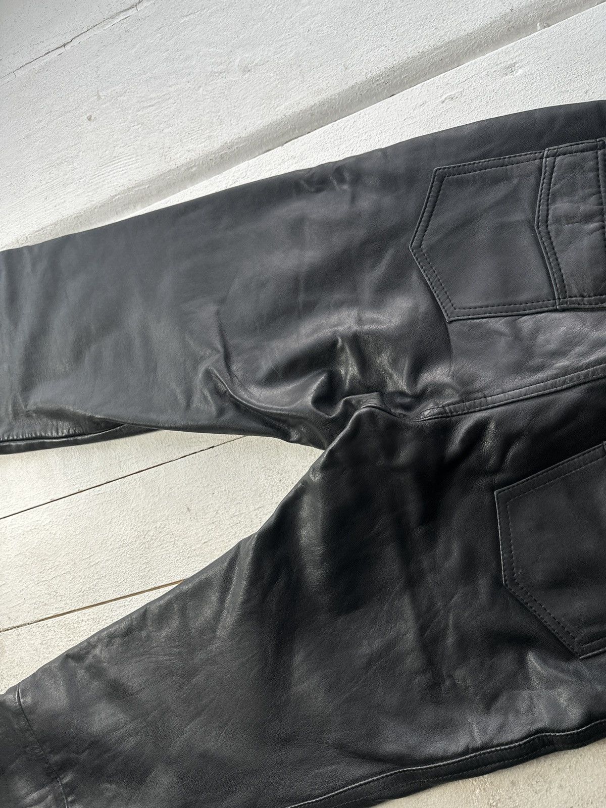 Other IXS 🚨GRAIL MEN LEATHER PANTS Y2K WESTERN MOTORCYCLE Size US 28 / EU 44 - 11 Thumbnail