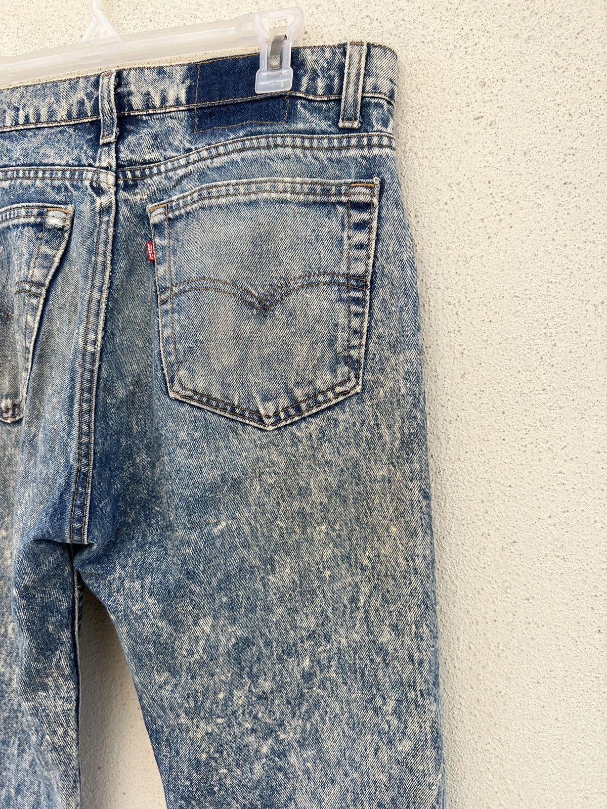 Levi's Vintage 80s Levi’s 505 Mud Acid Wash Denim Rips Knee Jeans Size US 34 / EU 50 - 19 Thumbnail
