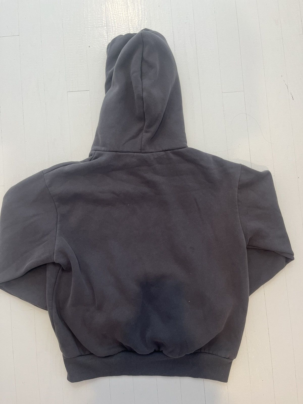 Miu Miu Authentic Miu Miu Embroidered Logo Hoodie - Grey / Medium Size M / US 6-8 / IT 42-44 - 3 Thumbnail