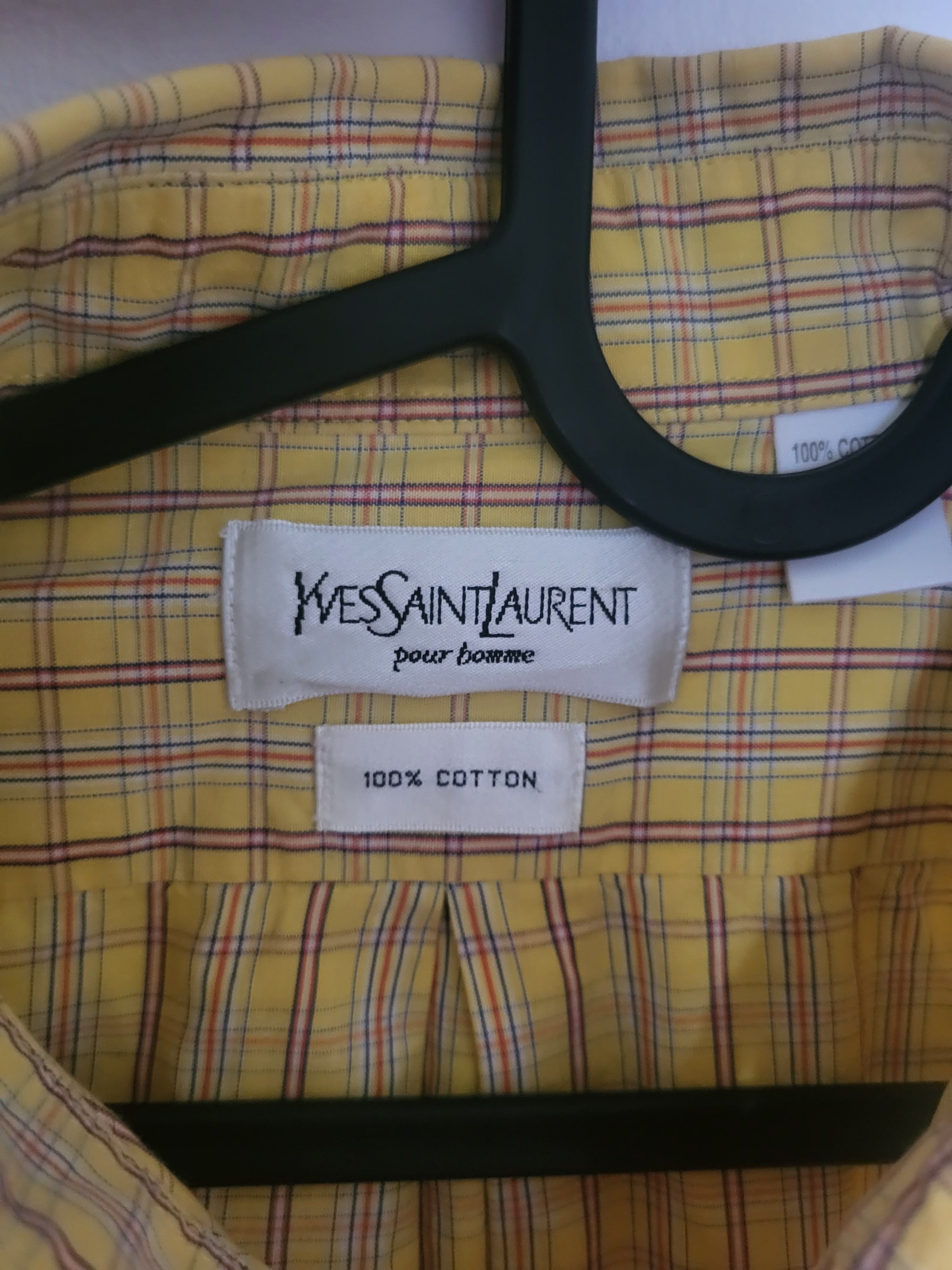 Yves Saint Laurent Yves Saint Laurent YSL shirt longsleeve L size Vintage Size US L / EU 52-54 / 3 - 3 Thumbnail