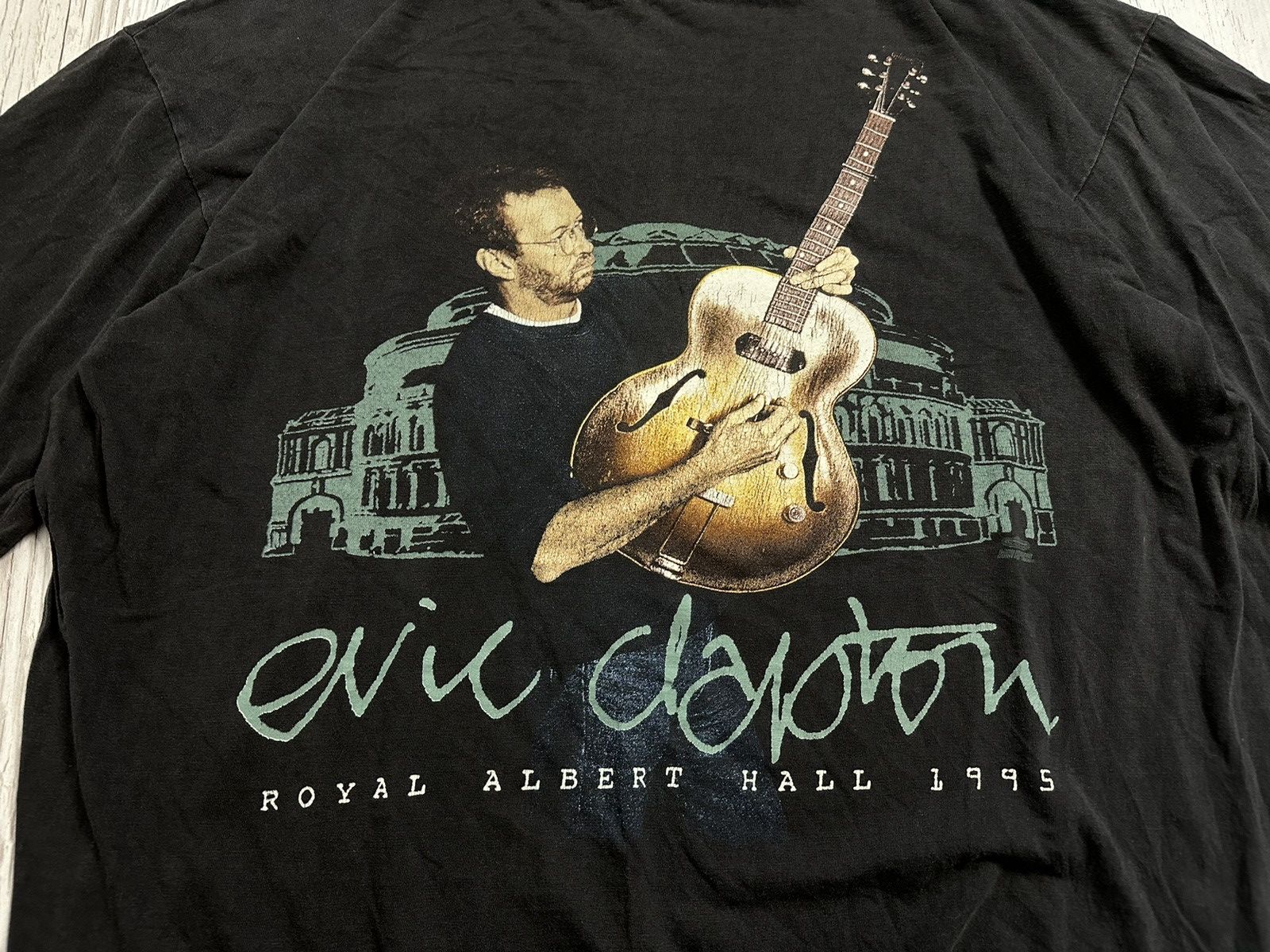 Band Tees × Vintage Eric Clapton Royal albert Hall 1995 singe stitch t-shirt Size US XL / EU 56 / 4 - 5 Thumbnail