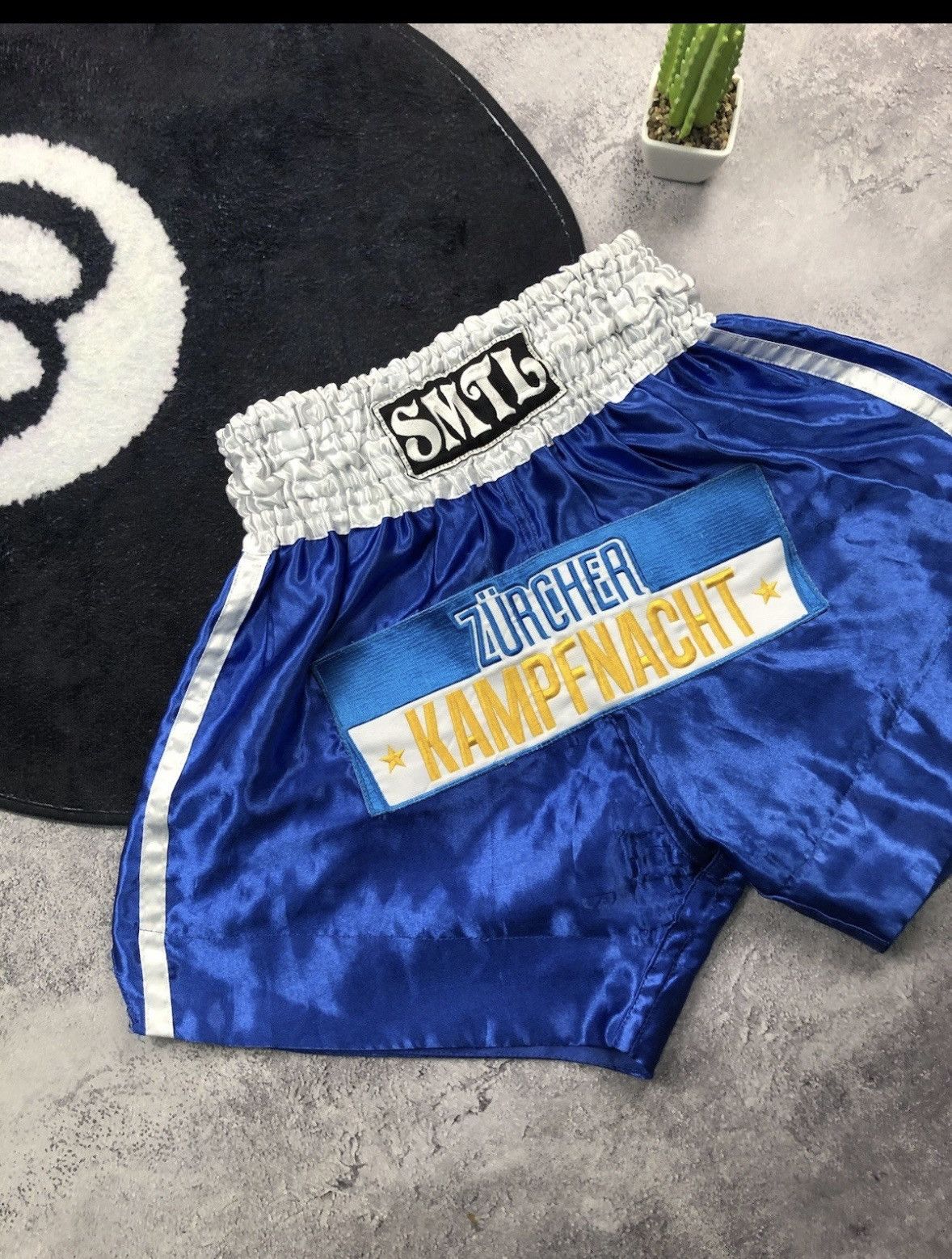 Other MUAI TAI Vintage Big Logo Hype Boxing Sportswear Shorts Size US 33 - 4 Thumbnail