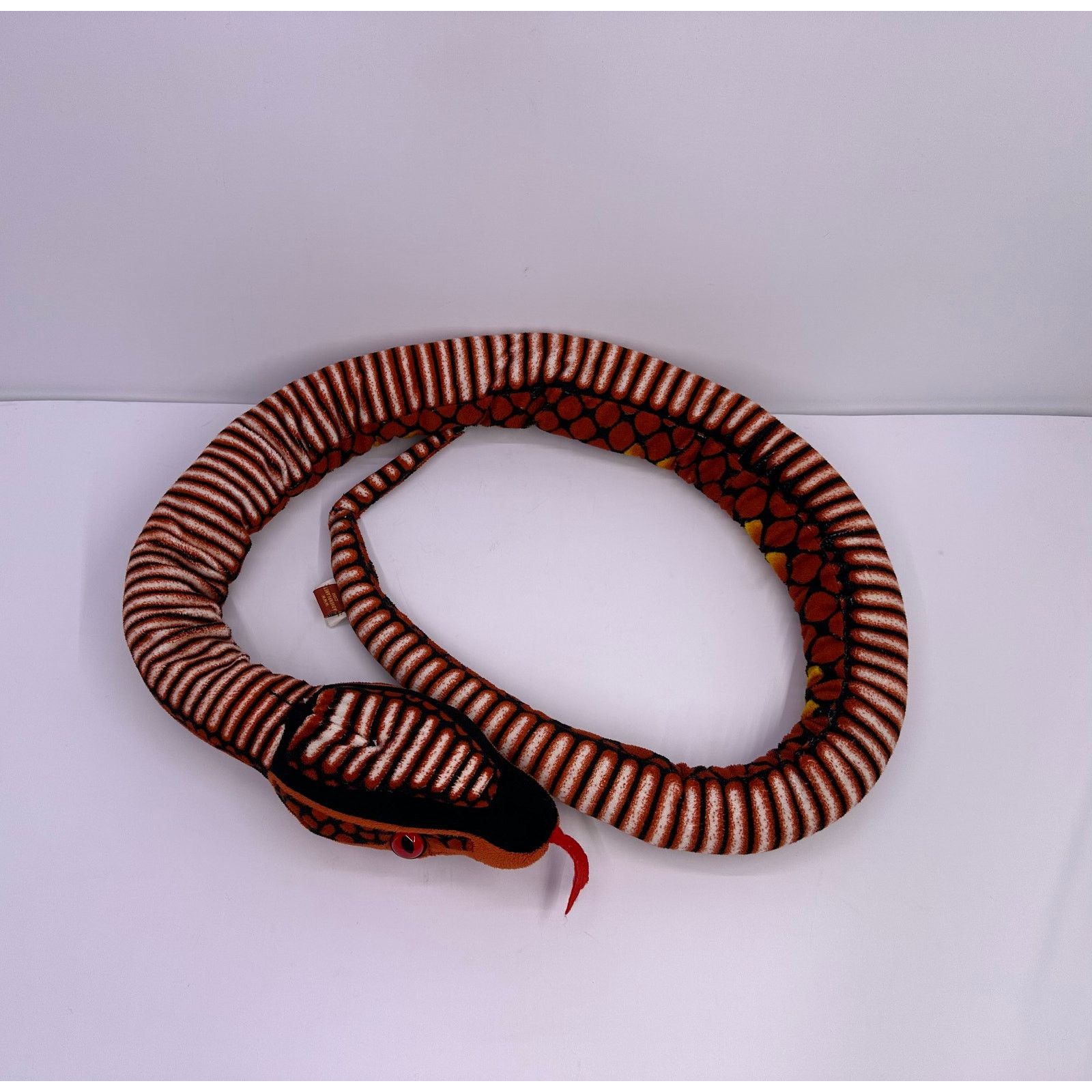 & Other Stories Animal Planet Red With Black 67”long Plush Snake Size ONE SIZE - 5 Thumbnail