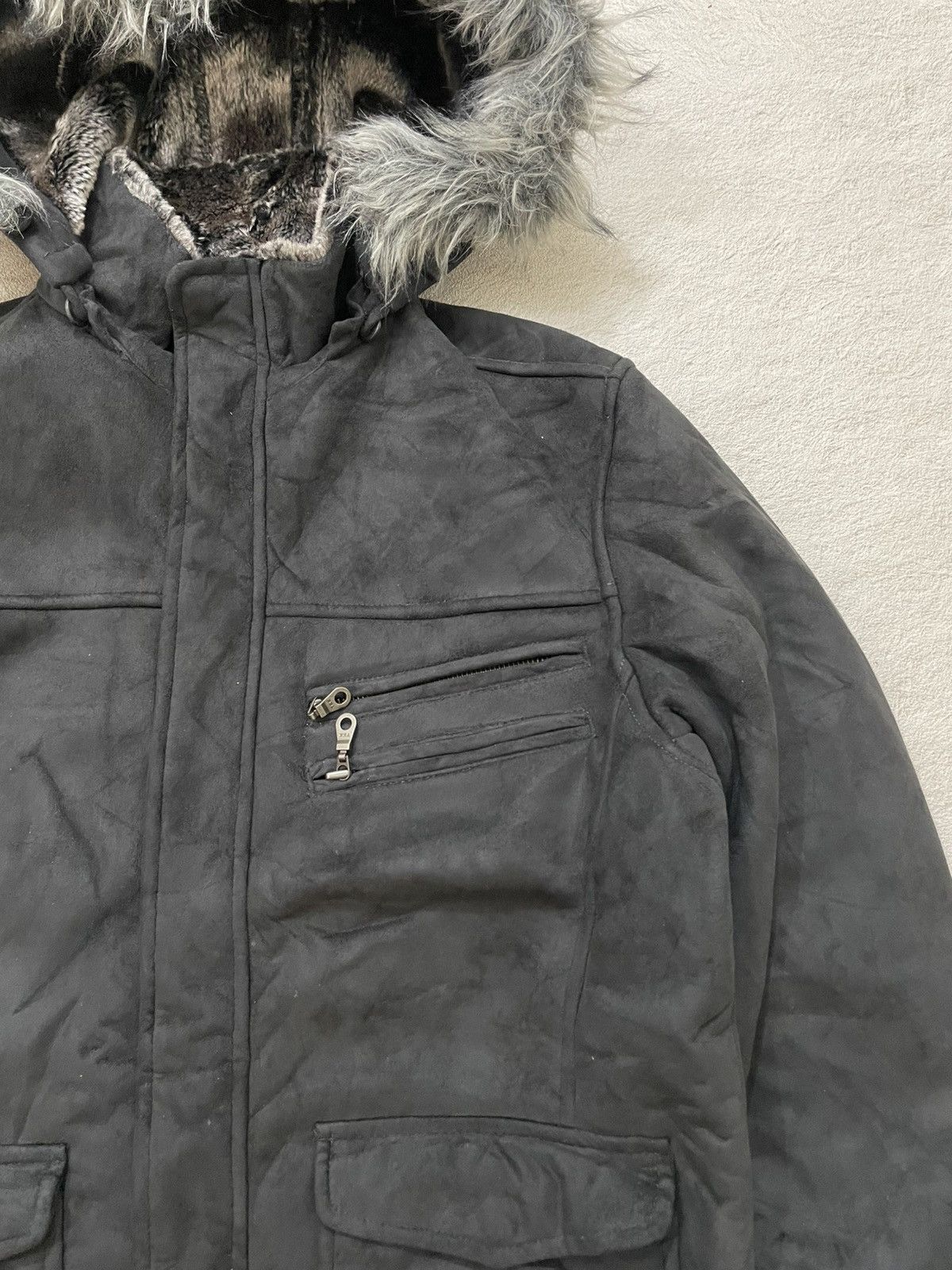 Tornado Mart 2000s Japan Faux Fur Jacket GOA ifsix LGB y’s y2k Vkei Style Size US L / EU 52-54 / 3 - 4 Thumbnail