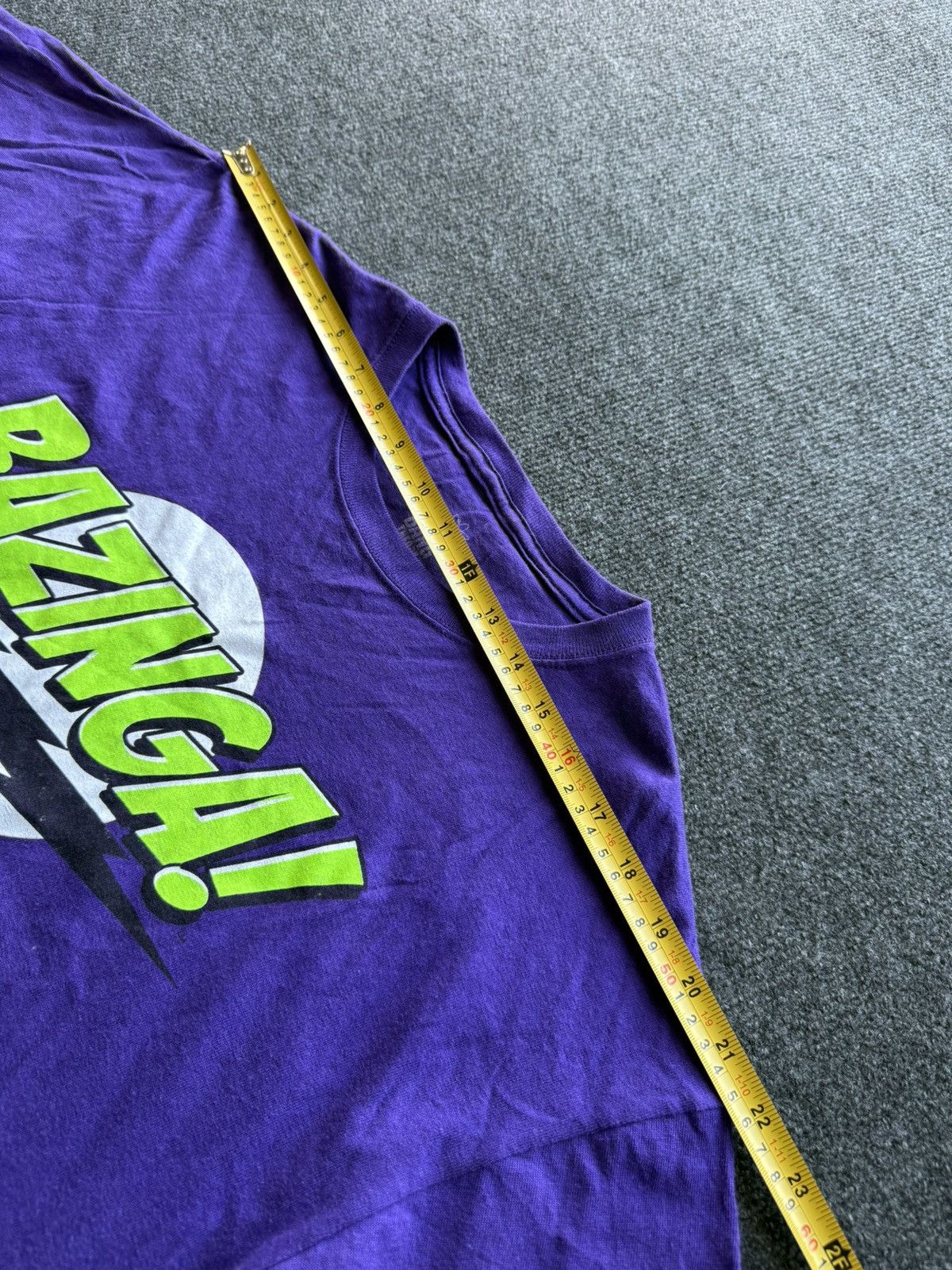Warner Bros 00s Bazinga Big Bang Theory Warner Bros Graphic T Shirt Size US XL / EU 56 / 4 - 18 Thumbnail
