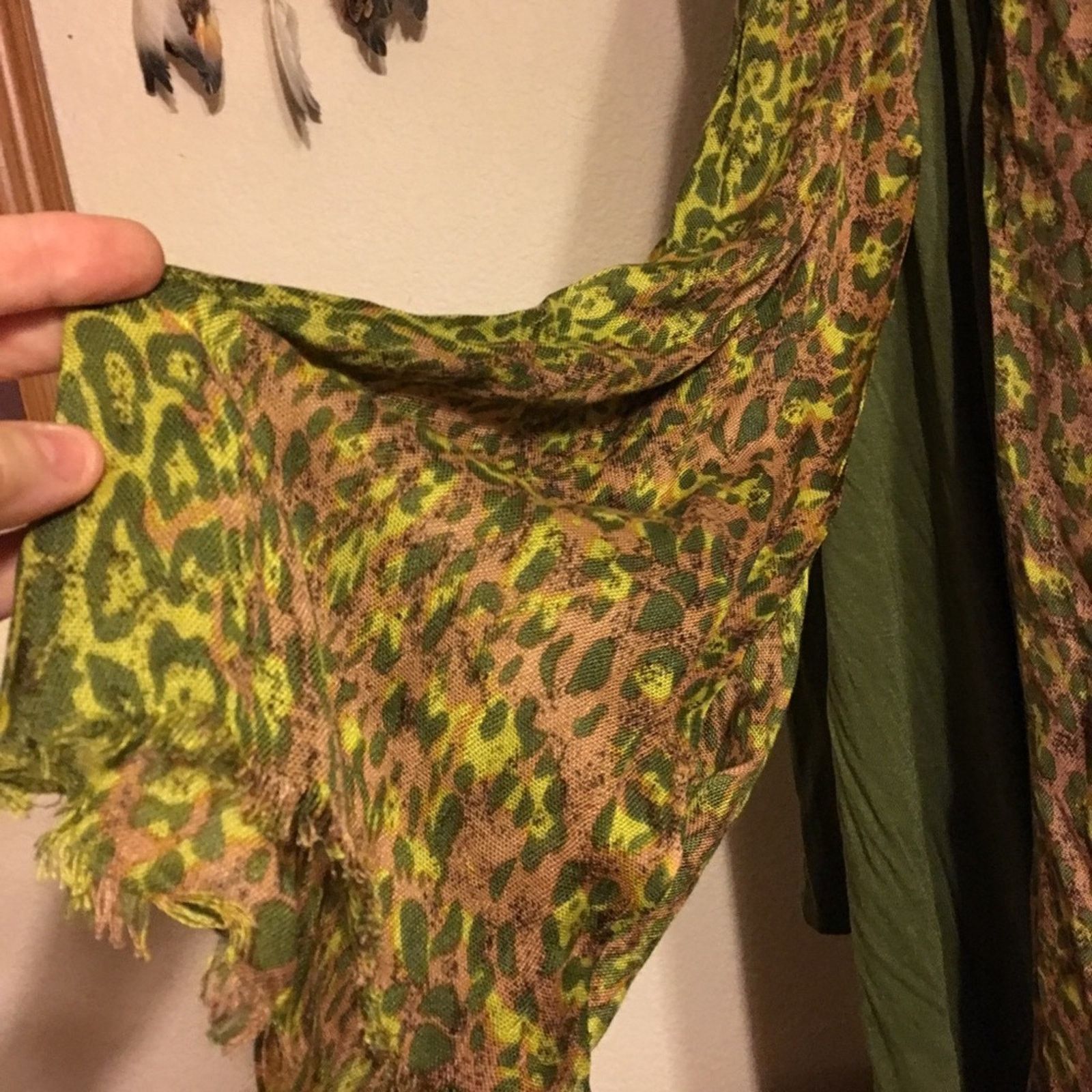 Other Metro Style green cardigan jacket w/scarf XL Size XL / US 12-14 / IT 48-50 - 4 Thumbnail