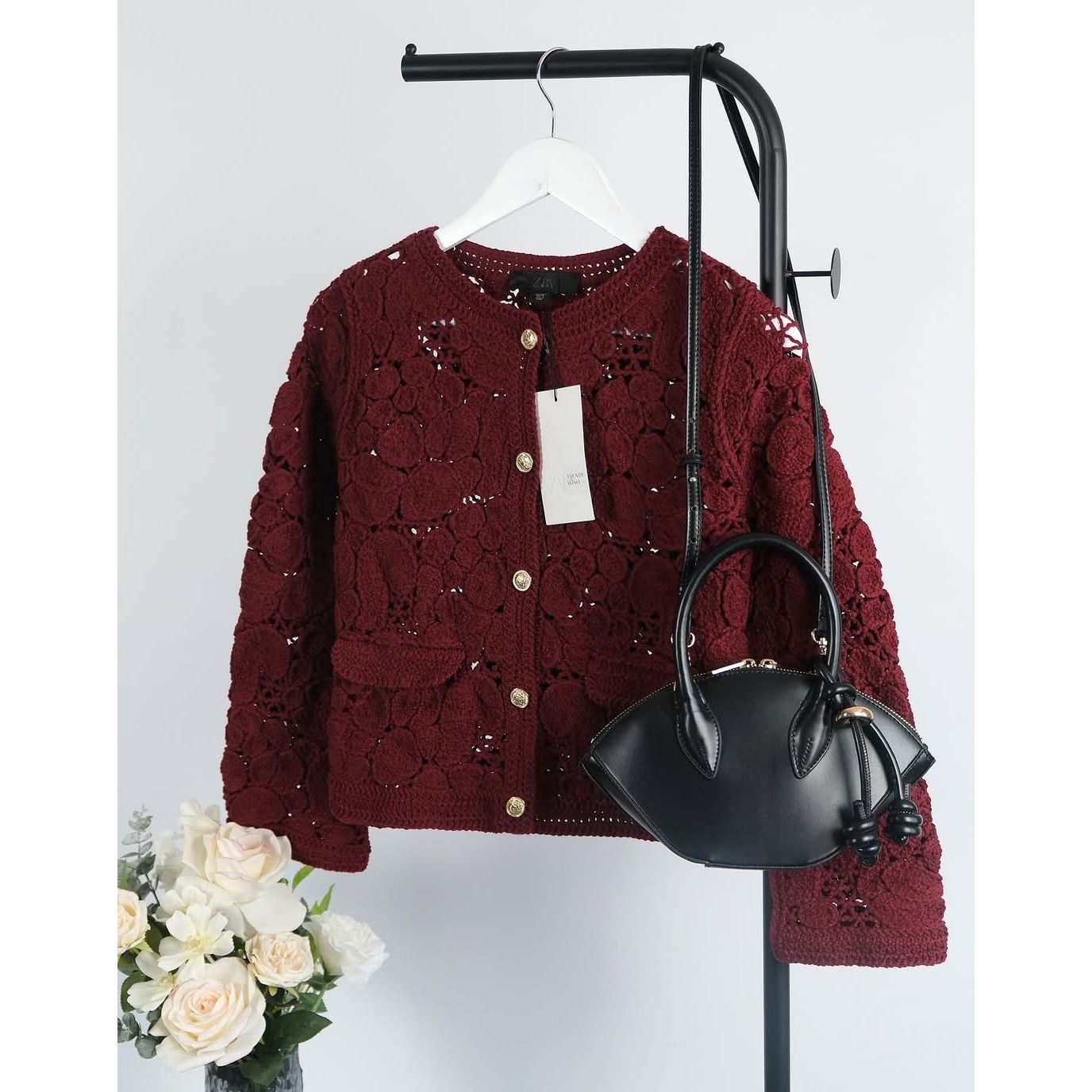 Zara ZARA Embellished Cardigan NWT Size M / US 6-8 / IT 42-44 - 8 Thumbnail