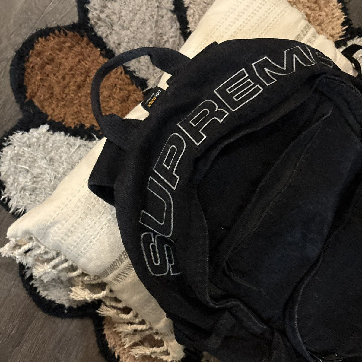 Supreme SUPREME REFLECTIVE DENIM BACKPACK Size ONE SIZE - 2 Thumbnail