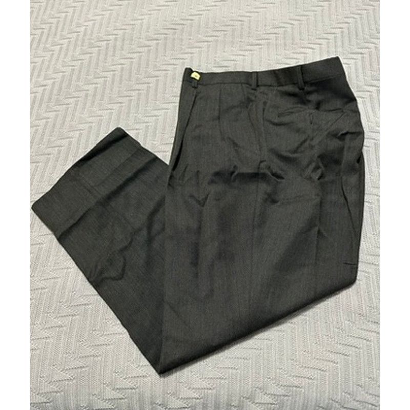 Burberry Burberry gray wool dress pants size 42R Size US 42 / EU 58 - 1 Thumbnail