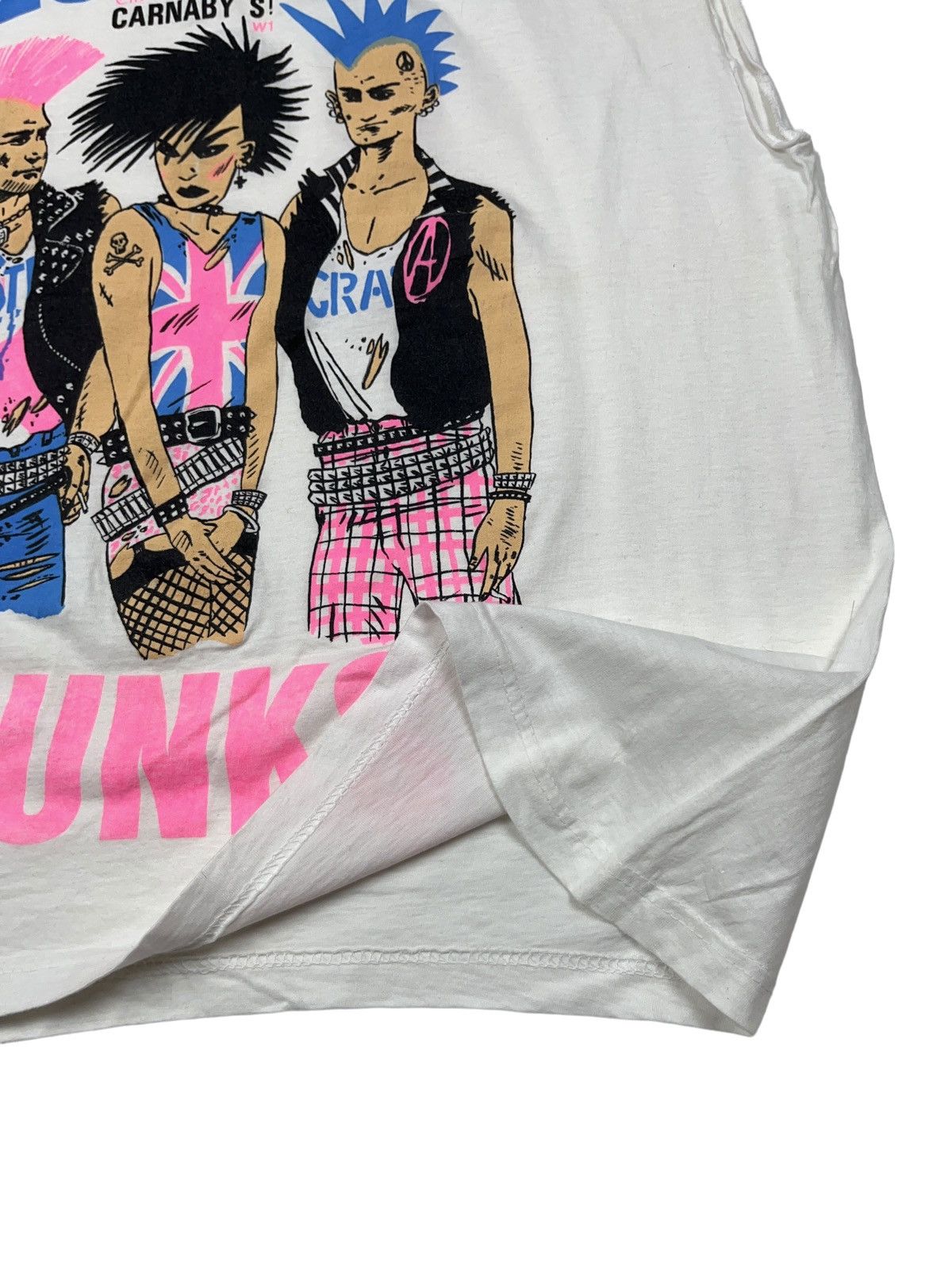 Band Tees Vintage 80s London Punks Carnaby Street Tank Top Shirt Size US L / EU 52-54 / 3 - 3 Thumbnail