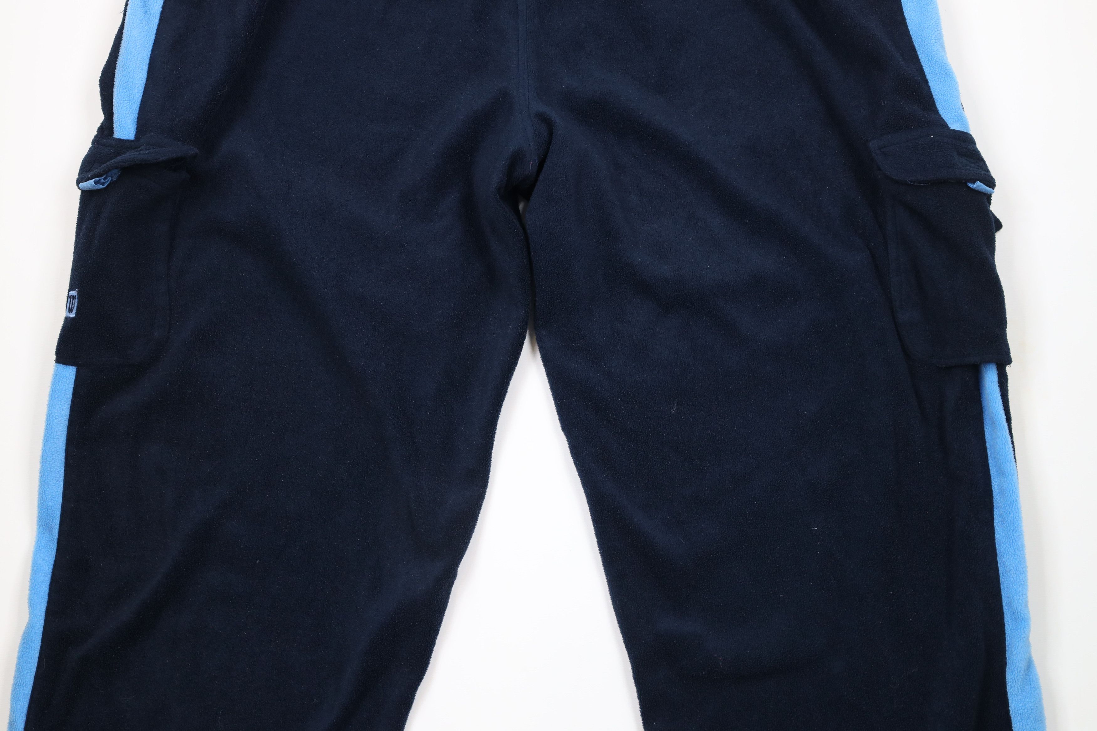 Vintage Vintage 90s Wilson Baggy Wide Leg Fleece Cargo Pants Blue Size US 44 / EU 60 - 11 Thumbnail