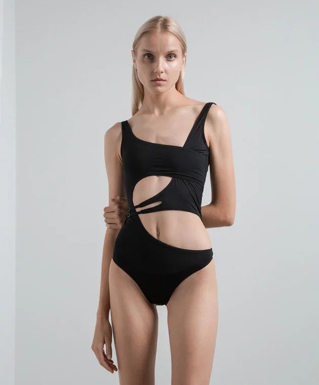 Off-White o1s22i1n0824 Meteor One-piece Swimwear in Black Size M / US 6-8 / IT 42-44 - 3 Thumbnail
