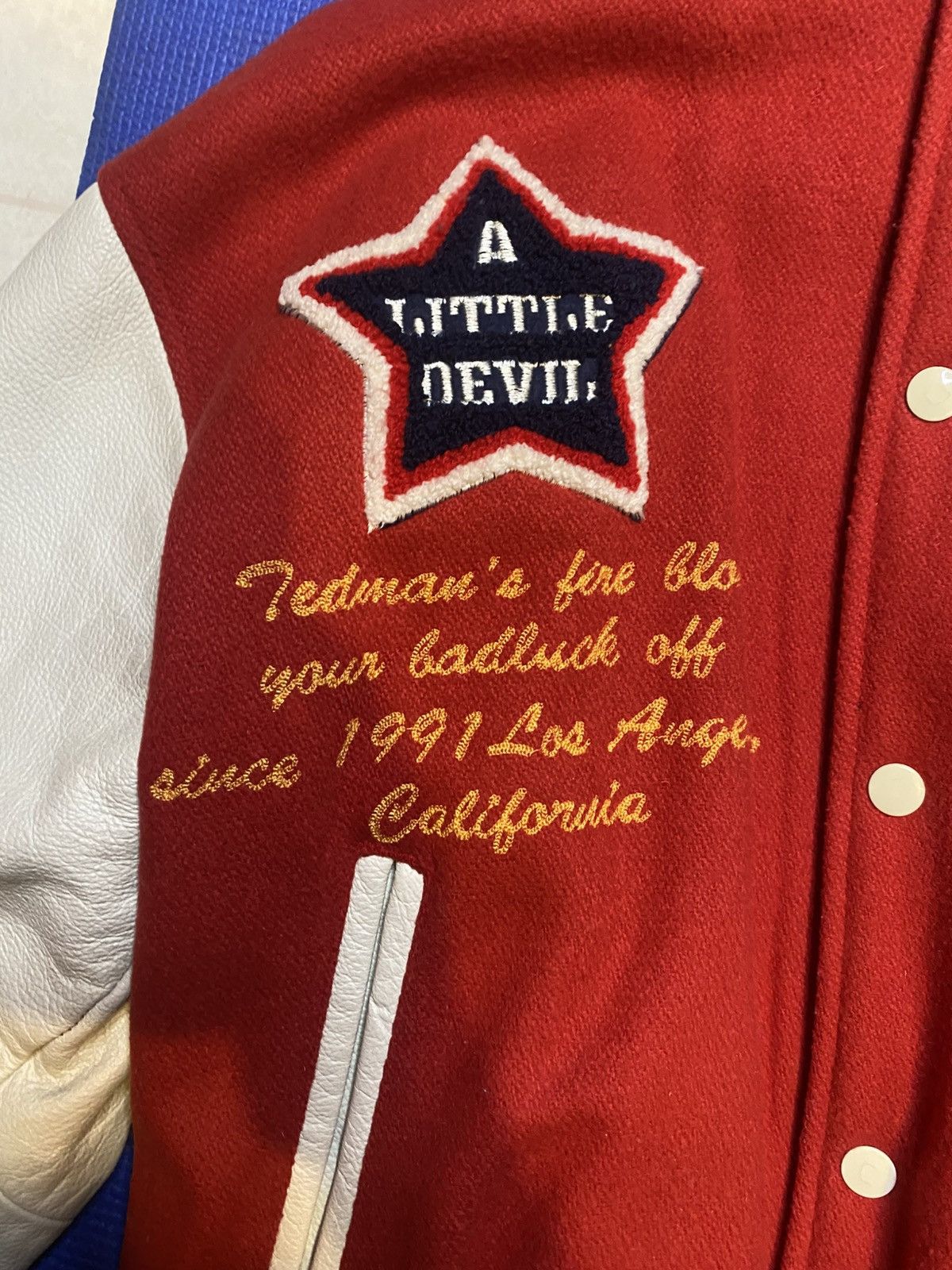 Tedman Vintage Tedman Embroidered Varsity Jacket Size US M / EU 48-50 / 2 - 8 Thumbnail