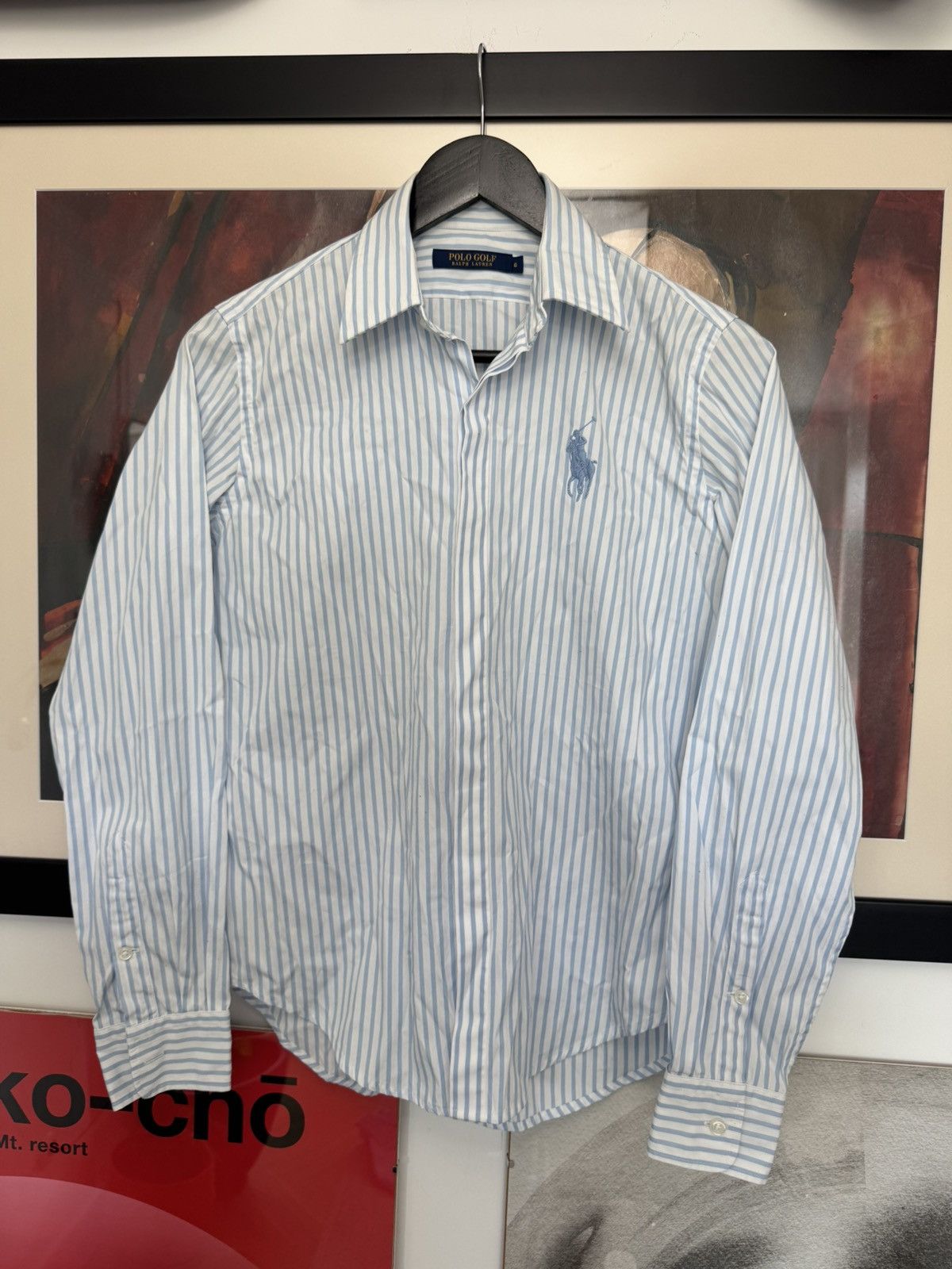 Ralph Lauren Ralph Lauren Women's Oxford Striped Button Down Shirt 6 Size M / US 6-8 / IT 42-44 - 1 Thumbnail