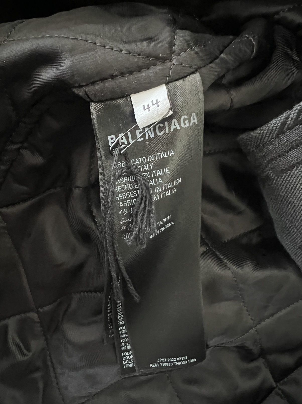 Balenciaga Monogram Padded Overshirt - Main Image