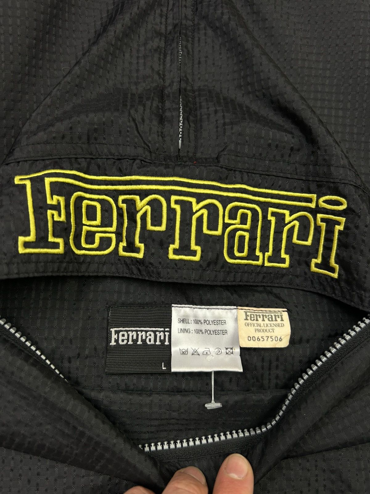 Ferrari Vintage Ferrari Anorak Jacket 1999 Reversible Double Fleece Size US L / EU 52-54 / 3 - 7 Thumbnail