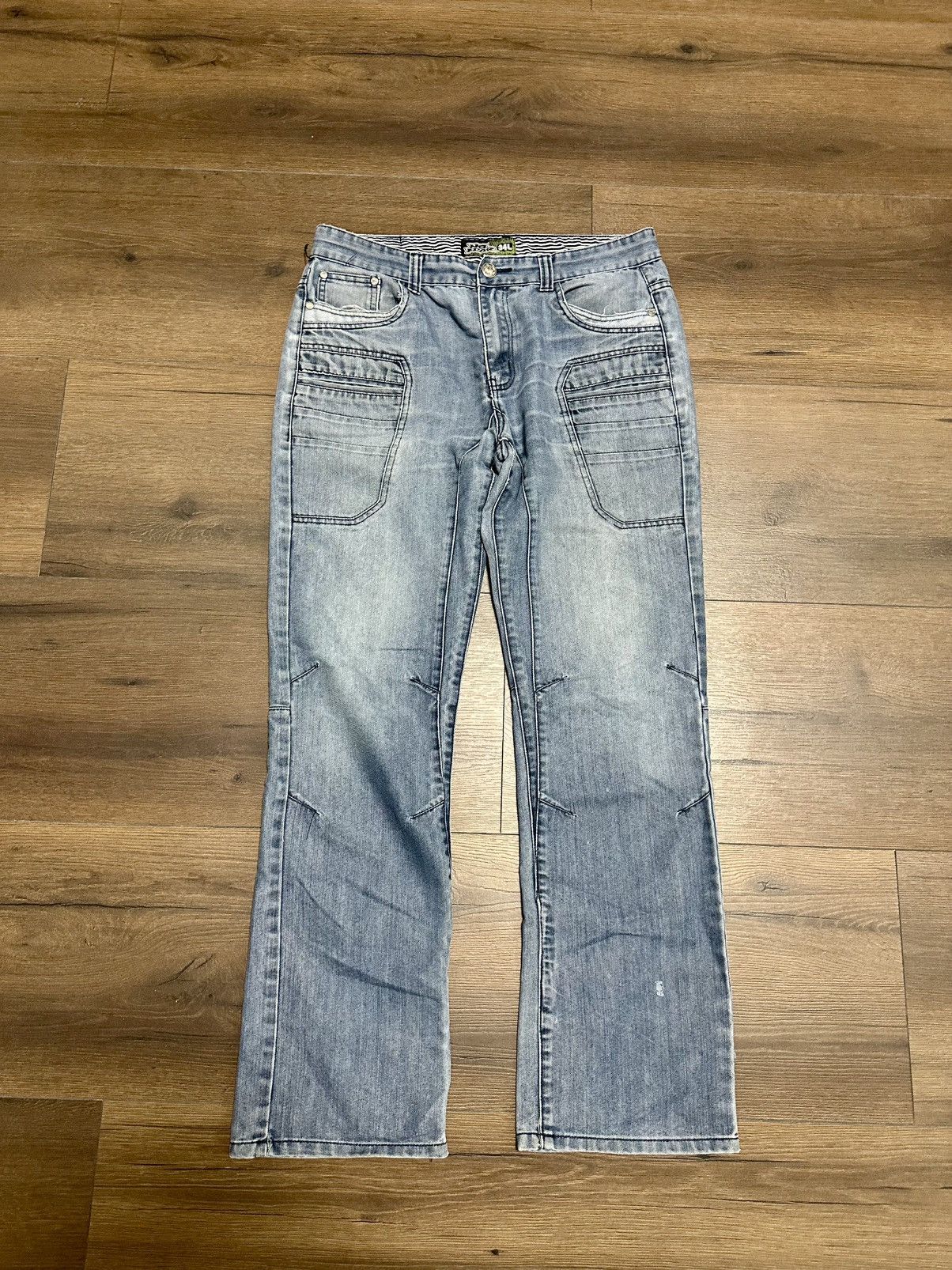 Vintage If Six Was Nine Style No Fear Y2K Beige Pants