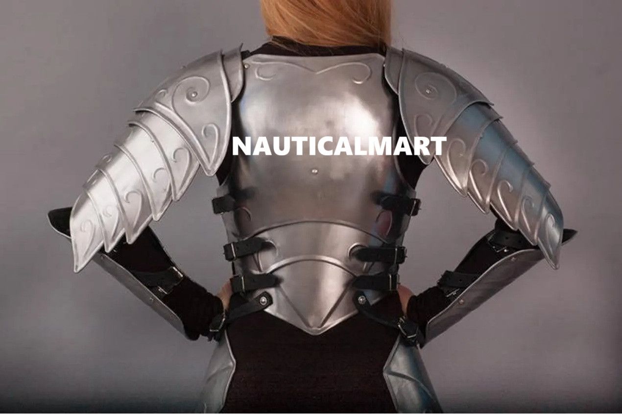 Other Handmade Steel Lady Knight Armor Costume Size ONE SIZE - 3 Thumbnail