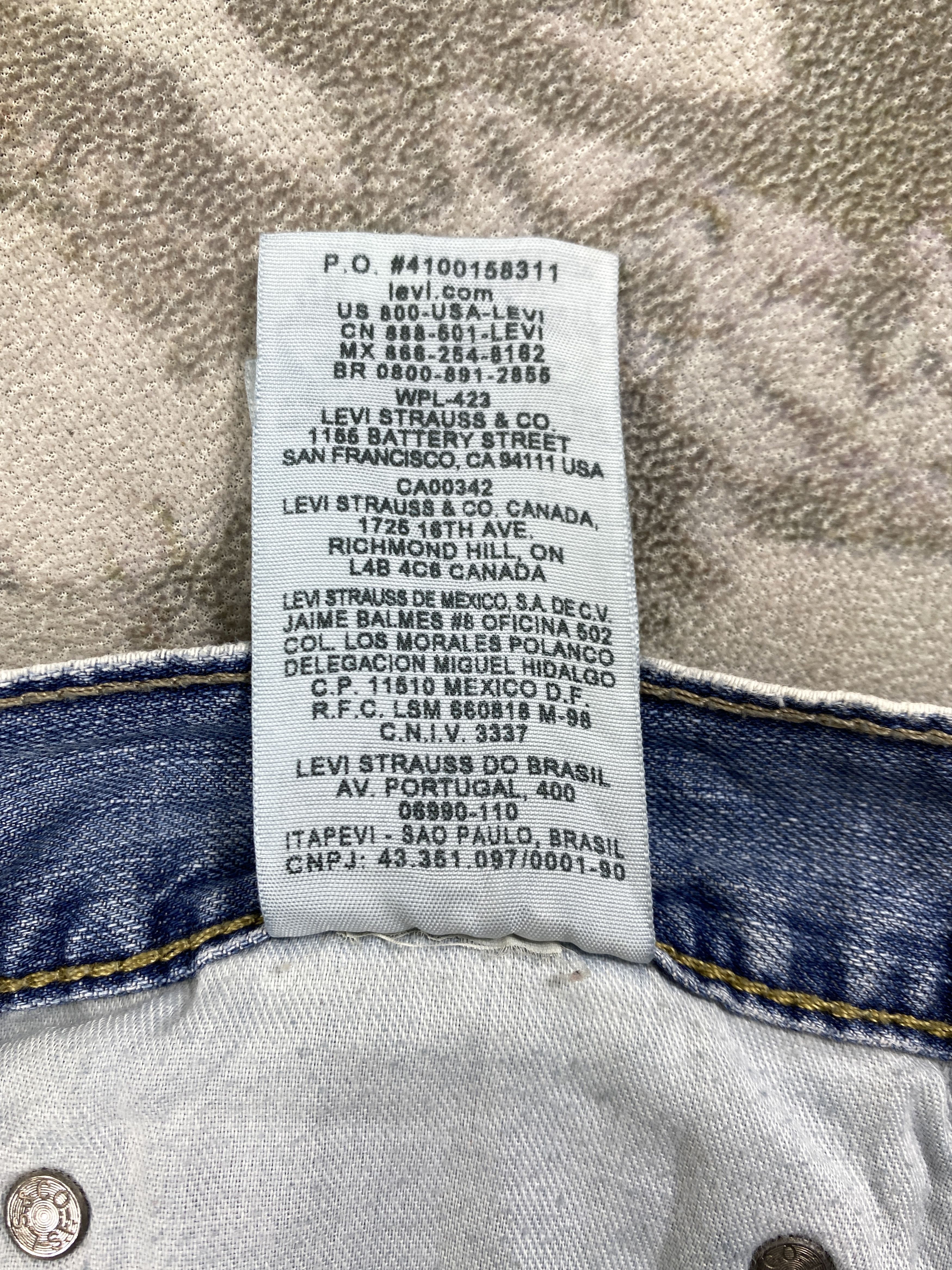 Japanese Brand Vintage Levi's 569 Denim 38 x 31.5 -JN376 Size US 38 / EU 54 - 11 Thumbnail
