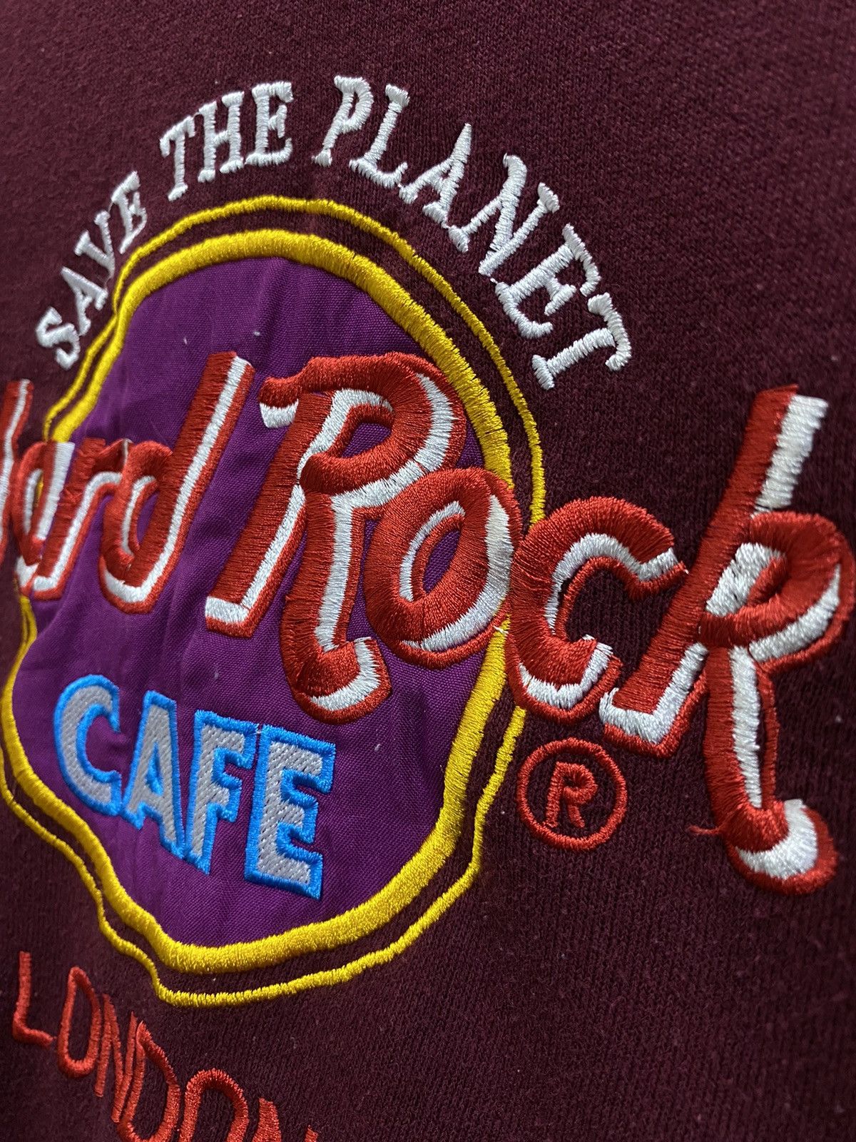 Hard Rock Cafe Vintage Hard Rock Cafe London Sweatshirt Made In USA XL Size US XL / EU 56 / 4 - 8 Thumbnail