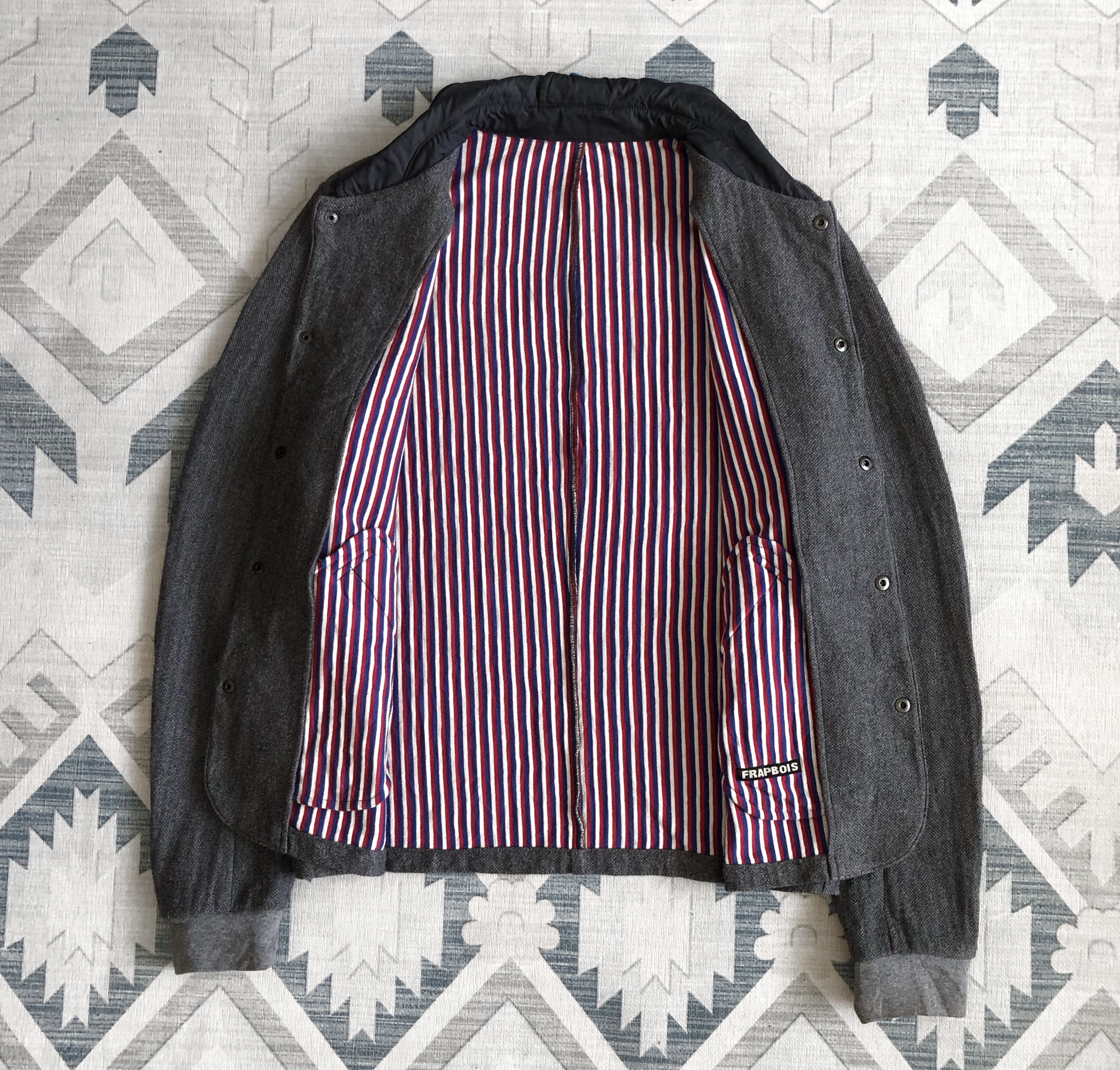 Frapbois × Issey Miyake AW11 FRAPBOIS ISSEY MIYAKE BUTTONBACK COLLAR JACKET Size M / US 6-8 / IT 42-44 - 6 Thumbnail