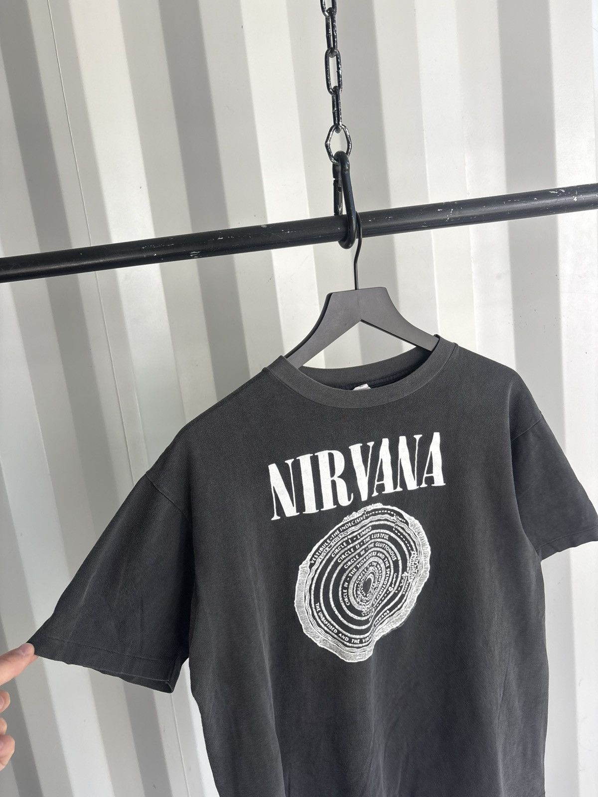 Band Tees Nirvana Vestibule Thrashed Distressed Faded Shirt GRUNGE Size US L / EU 52-54 / 3 - 4 Thumbnail