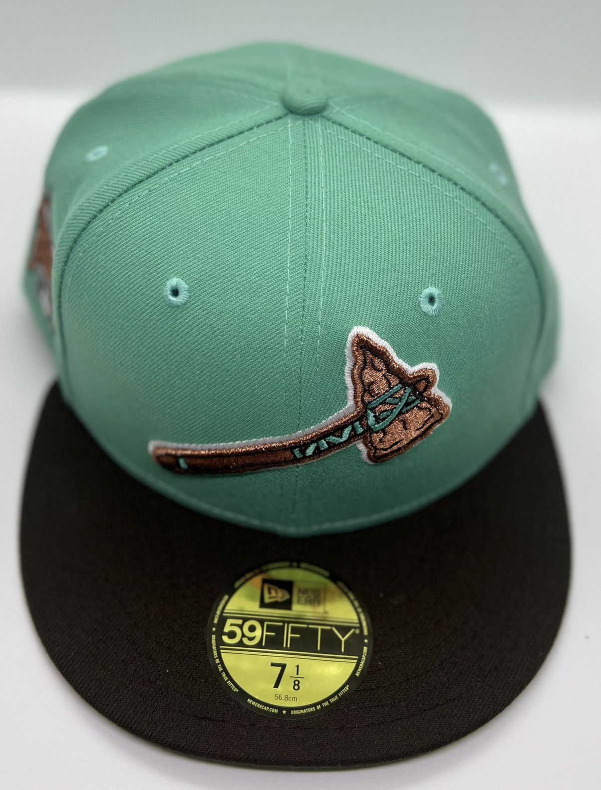 Hat Club × New Era Atlanta Braves Metallic BP Logo & Band ASG SP New Era 7 1/8 Size ONE SIZE - 3 Thumbnail