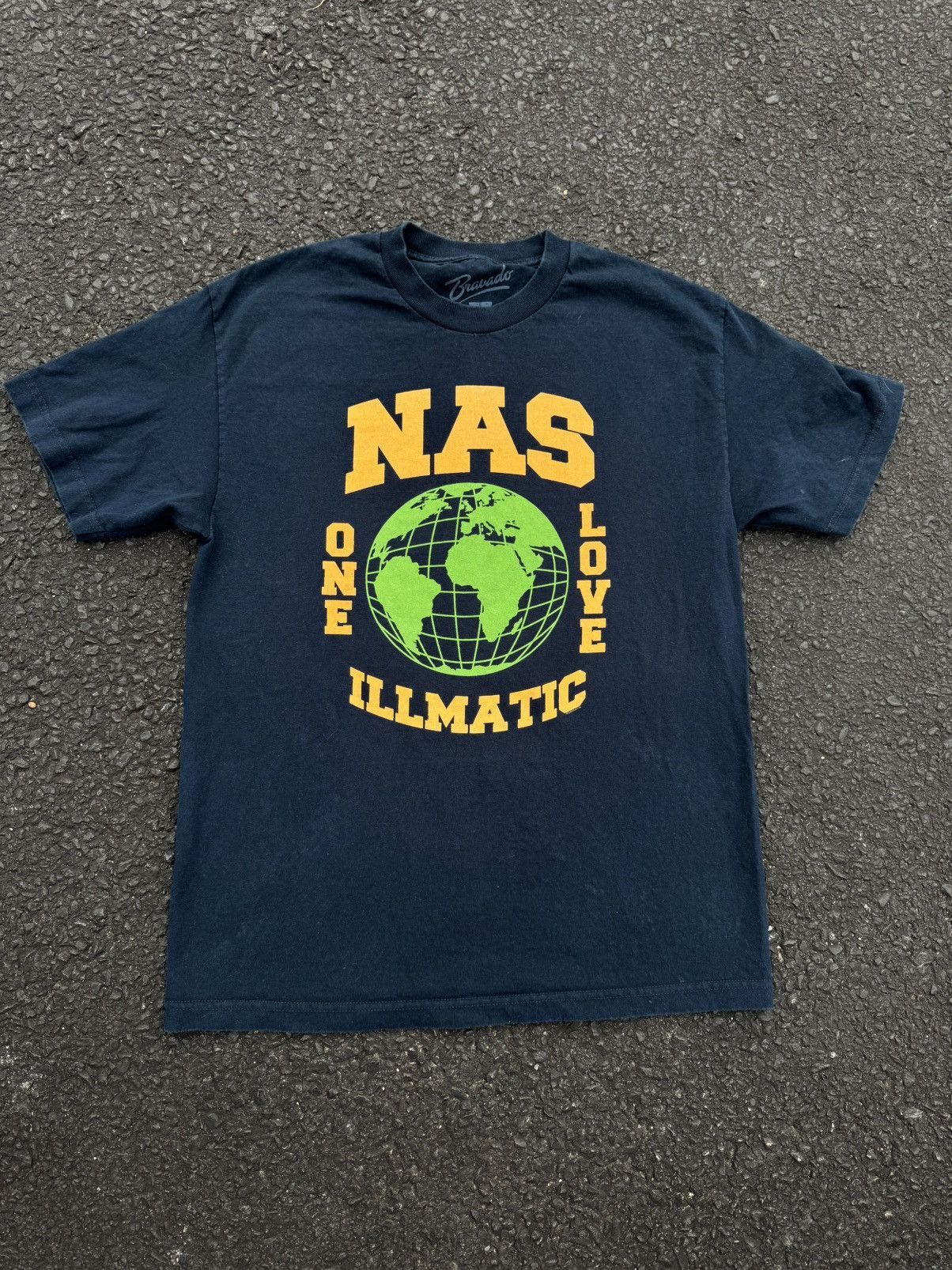 Bravado × Nas × Rap Tees Nas Illmatic Bravado Hip Hop Rap Tour T-Shirt Size US L / EU 52-54 / 3 - 3 Thumbnail
