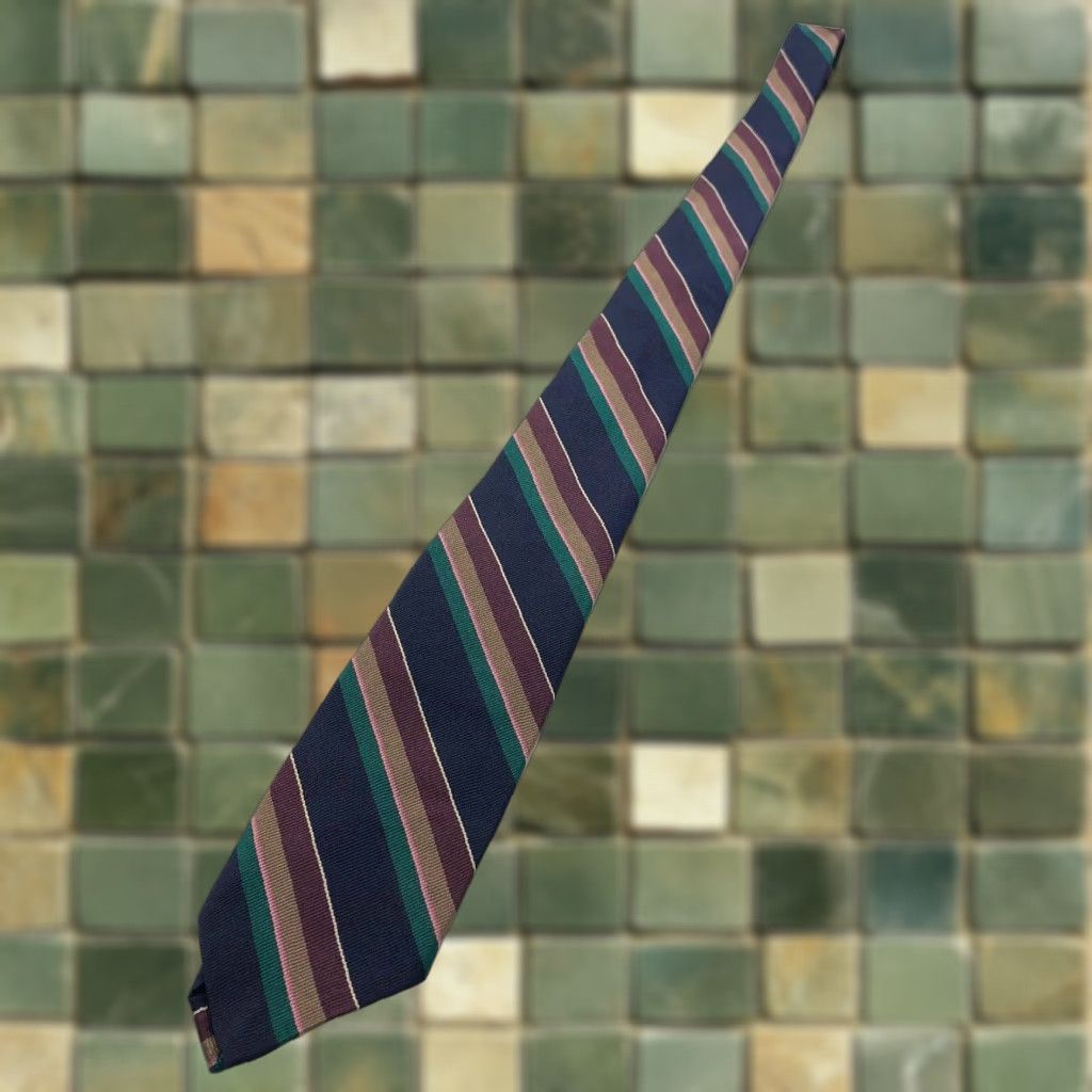 Robert Talbott Robert Talbott Best of Class 100% Silk Neck Tie Men’s Striped 3" / 56 In Size ONE SIZE - 1 Thumbnail
