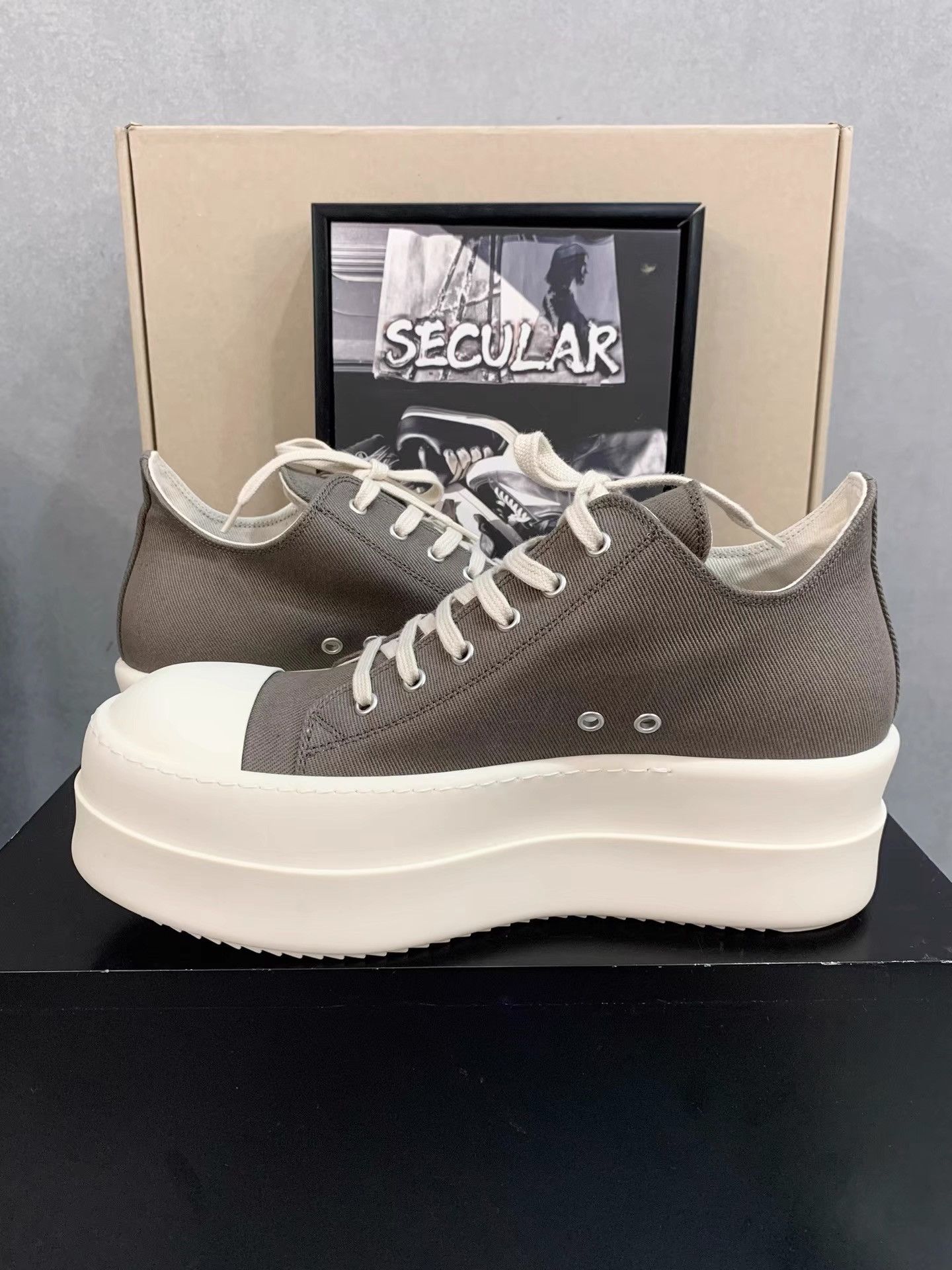 Rick Owens Rick Owens 24FW Thick Sole Low Top Sneakers K34 Size US 11 / EU 44 - 6 Thumbnail