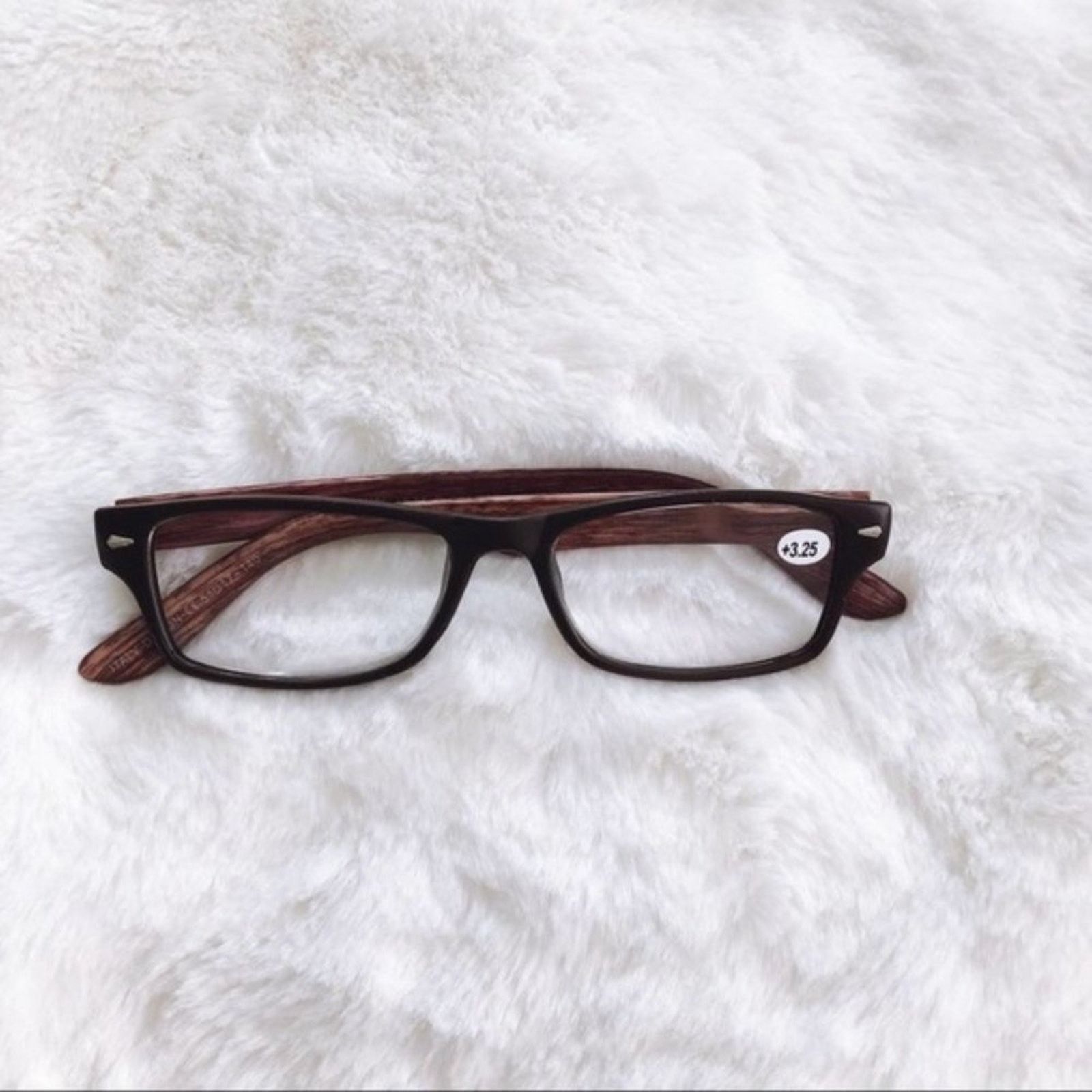 Other Hugo Light Wood Black Reading Glasses Size ONE SIZE - 1 Thumbnail
