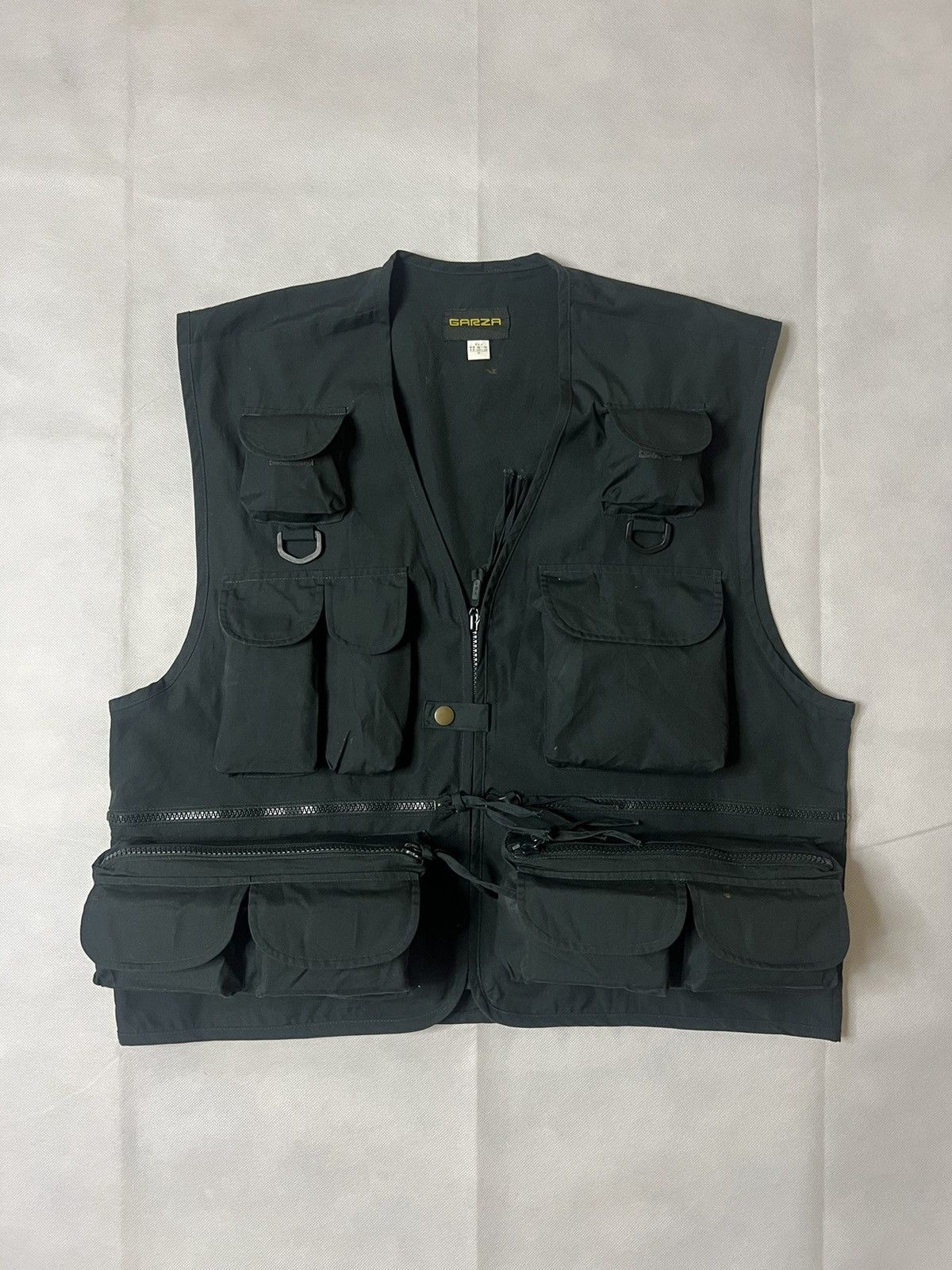 Japanese Brand Vintage Garza Tactical Multi Pocket Vest Fishing Outdoor Size US XL / EU 56 / 4 - 1 Thumbnail