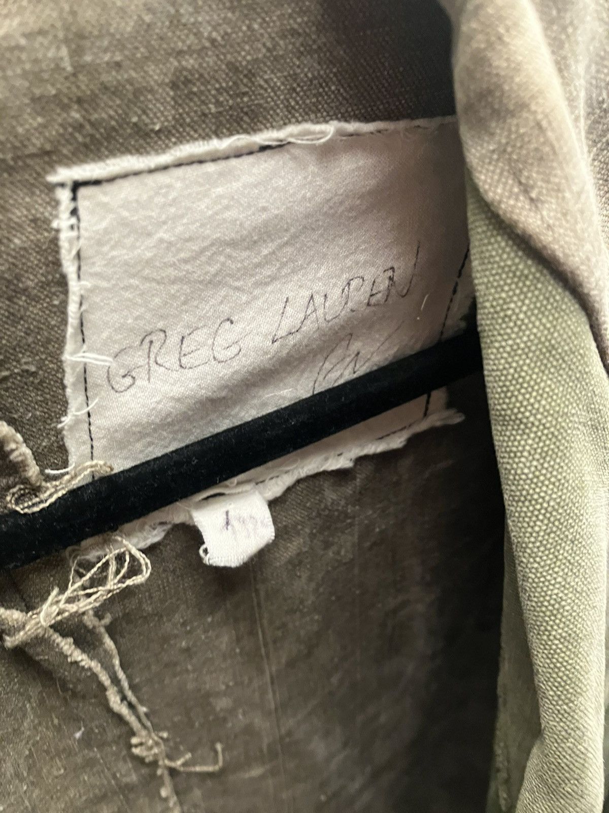 Greg Lauren Greg Lauren Vintage Military Tent Jacket Size 48R - 3 Thumbnail