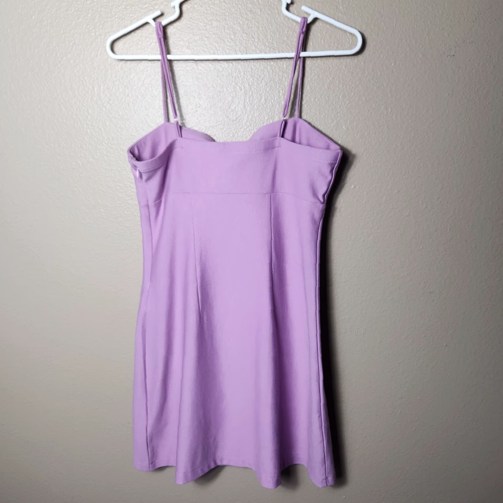 Urban Outfitters VINTAGE Urban Outfitters Lavender Spaghetti Strap Knit Dress-Size M EUC Size M / US 6-8 / IT 42-44 - 4 Thumbnail