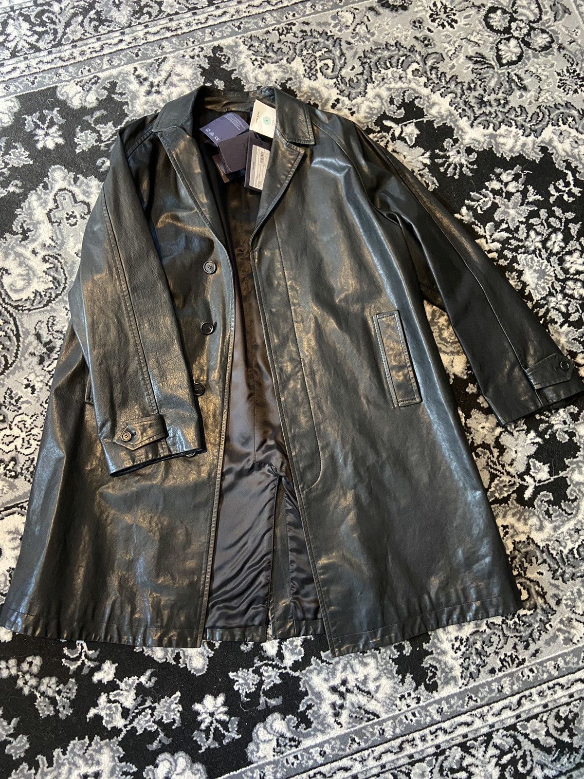 Prada Prada CAPPOTTO calfskin coat Size US M / EU 48-50 / 2 - 1 Thumbnail
