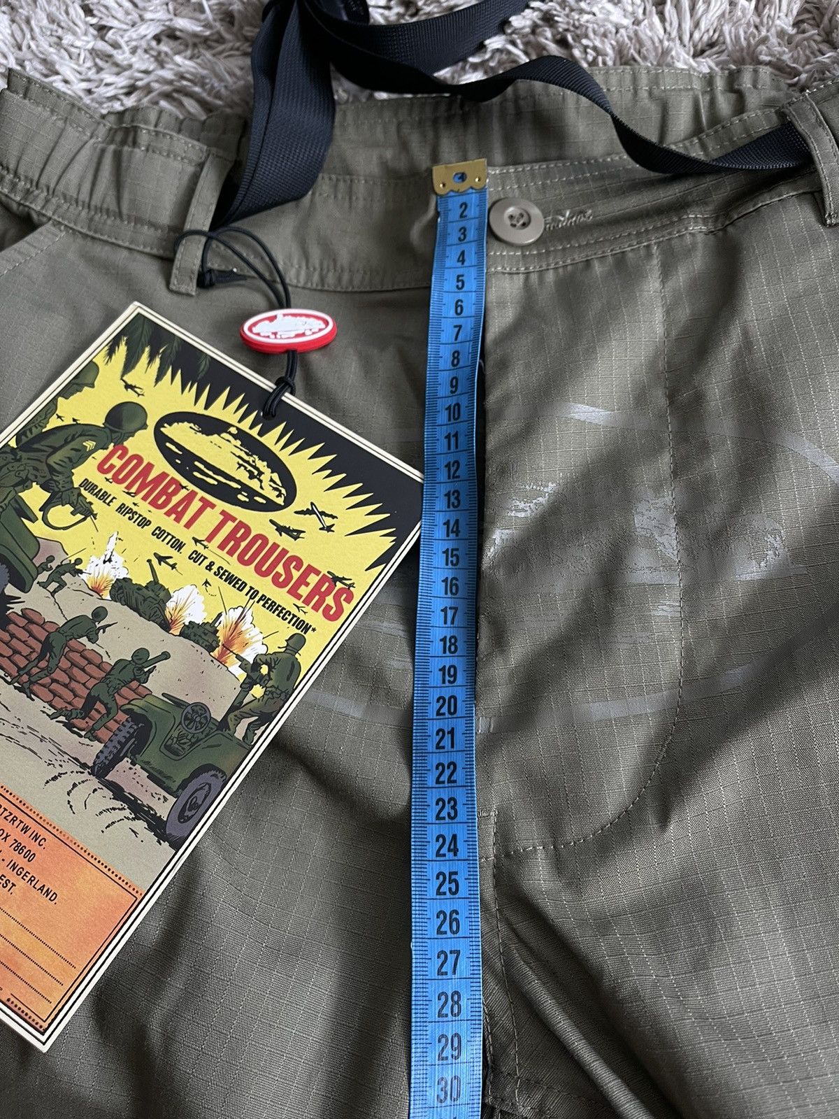 Corteiz Corteiz Guerrillaz Cargo Pants Tonal Khaki Combat Trousers Size US 32 / EU 48 - 14 Thumbnail