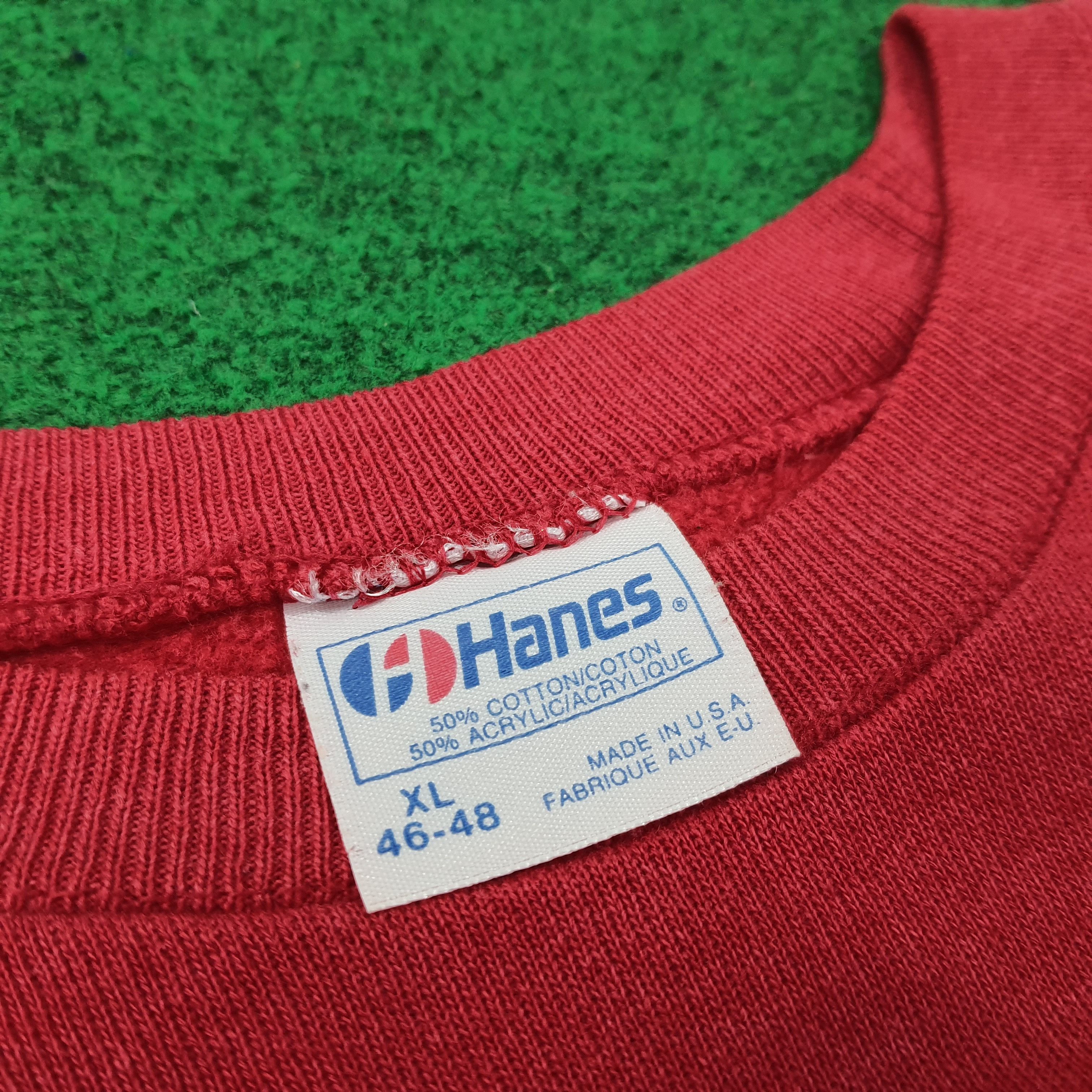 Hanes Vintage Woodside Indians Sweatshirt C264N24 Size US L / EU 52-54 / 3 - 4 Thumbnail