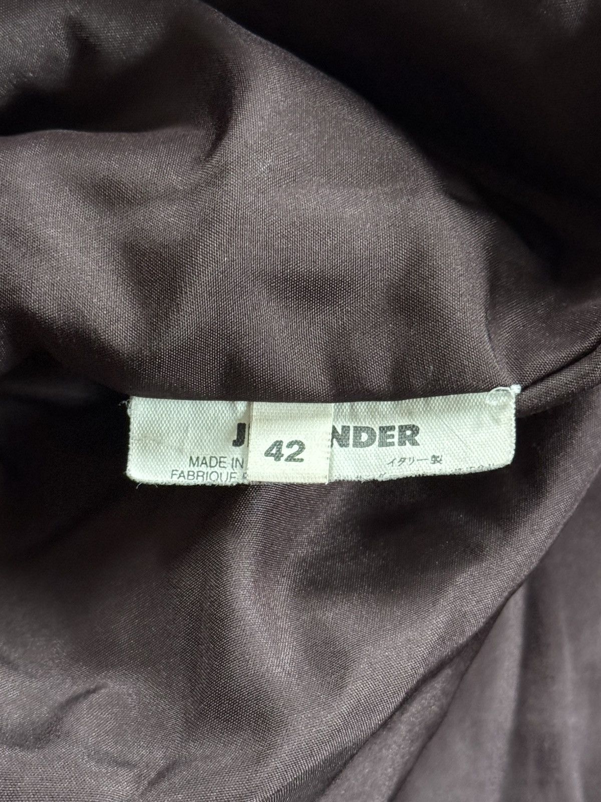 Jil Sander × Vintage Jil Sander 42 Wmns leather jacket blazer coat vintage Size M / US 6-8 / IT 42-44 - 14 Thumbnail