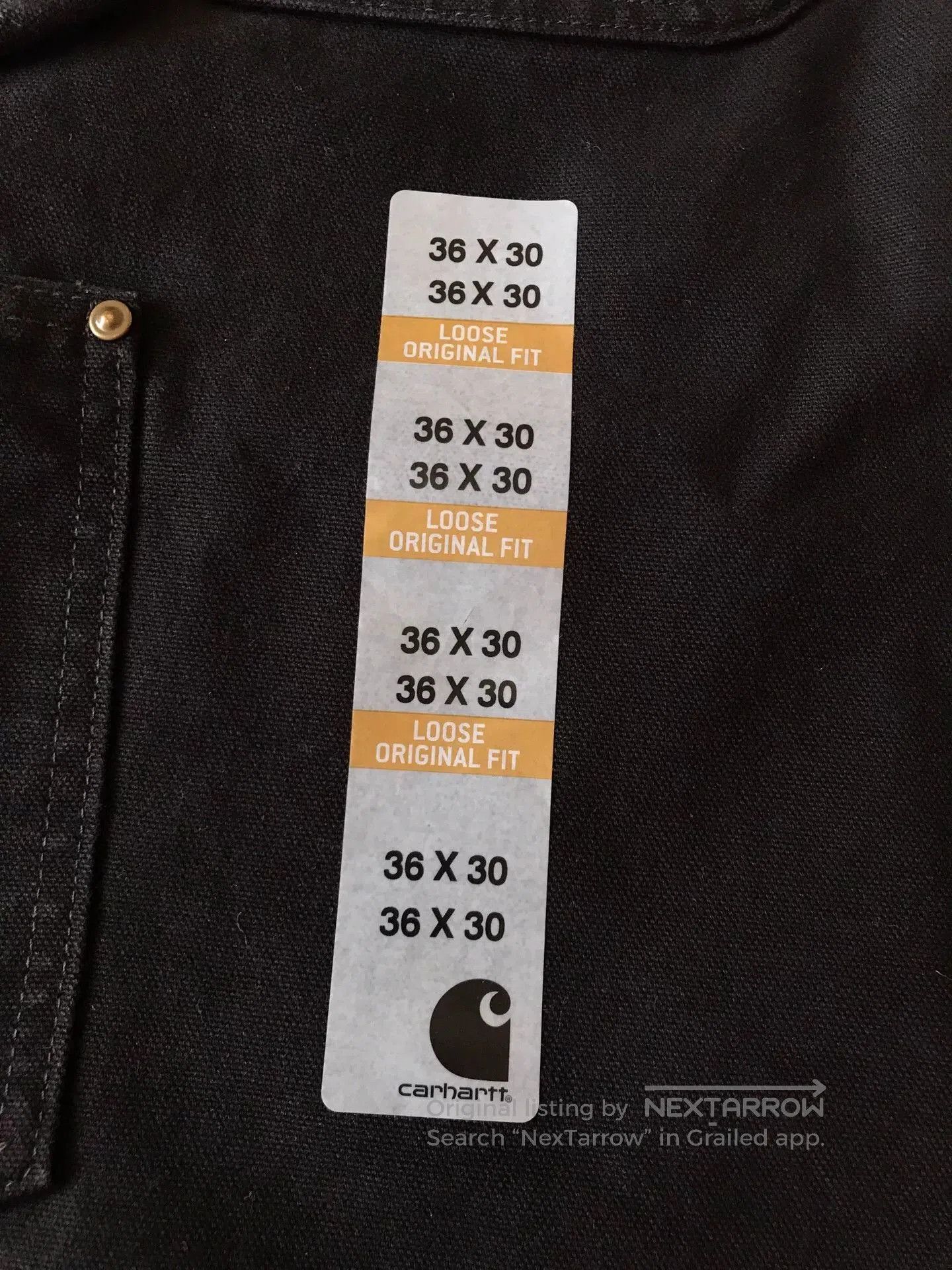 Carhartt Carhartt B136 Work Pants W36L30. Size US 36 / EU 52 - 7 Thumbnail
