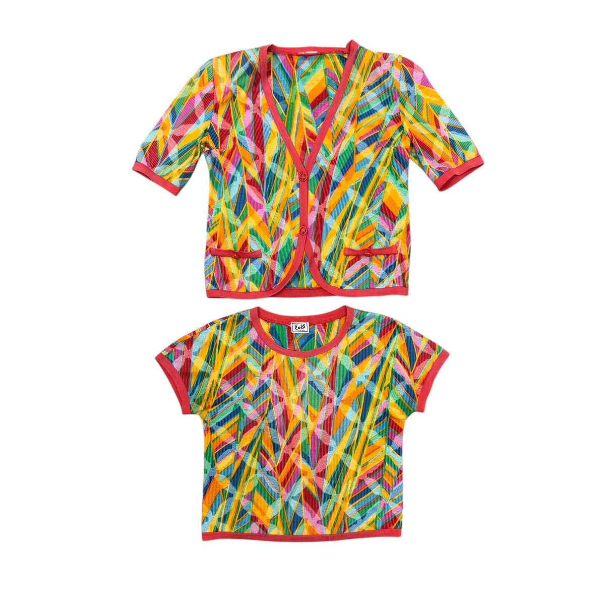 Other Vintage Liola Women T-Shirt / Cardigan Size M Made in Italy Size M / US 6-8 / IT 42-44 - 1 Thumbnail