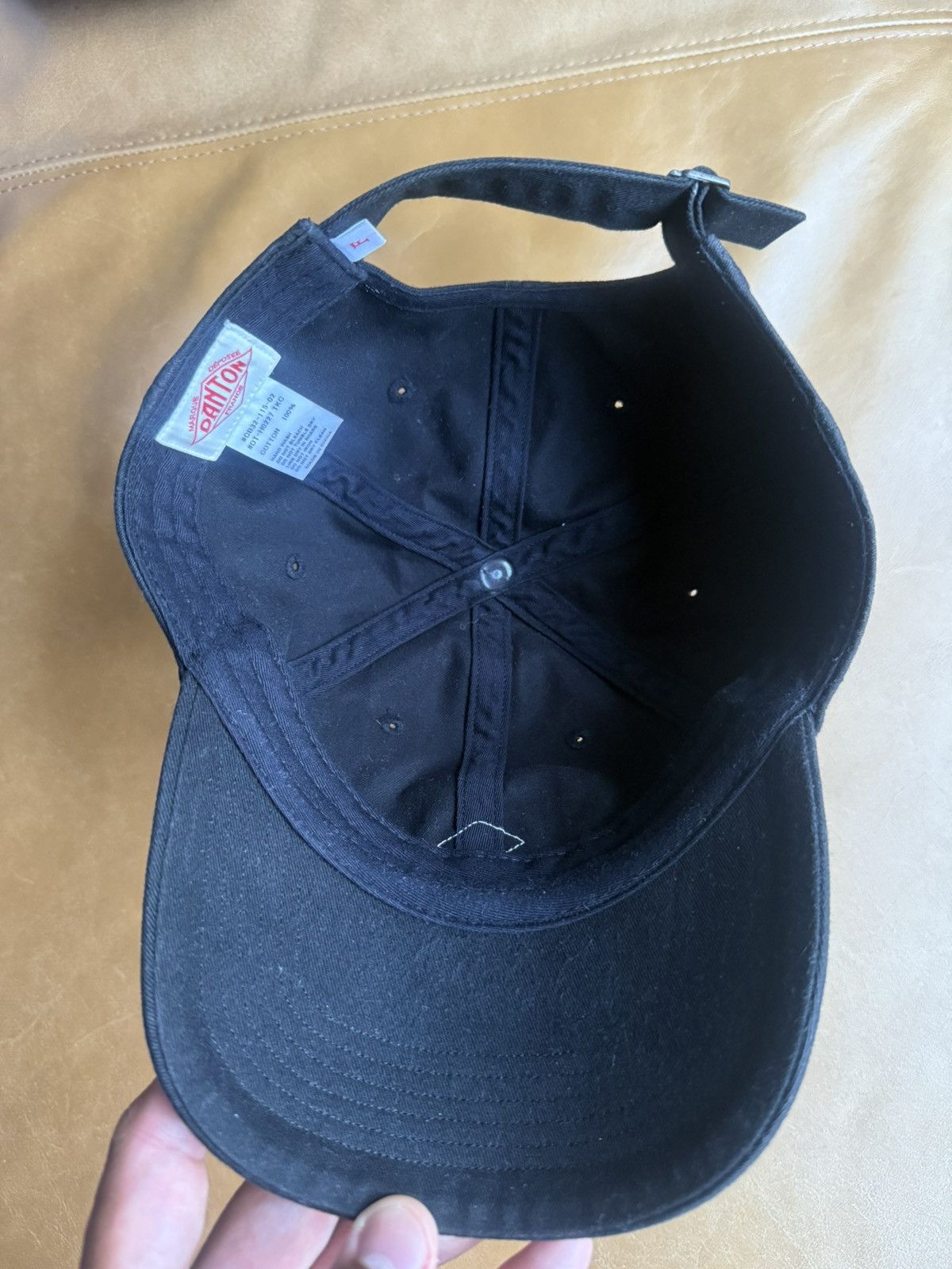 Danton DANTON Logo-Embroidered Cotton-Twill Baseball Cap Black Size ONE SIZE - 8 Thumbnail