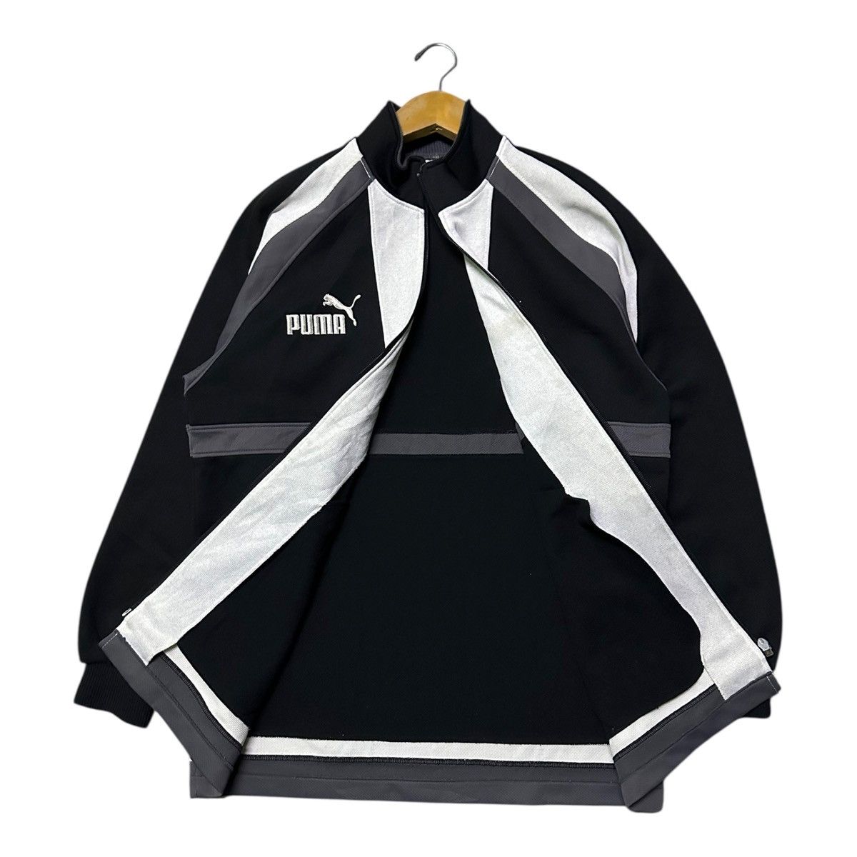 Puma Vintage 90s Puma track jacket Size US L / EU 52-54 / 3 - 1 Thumbnail