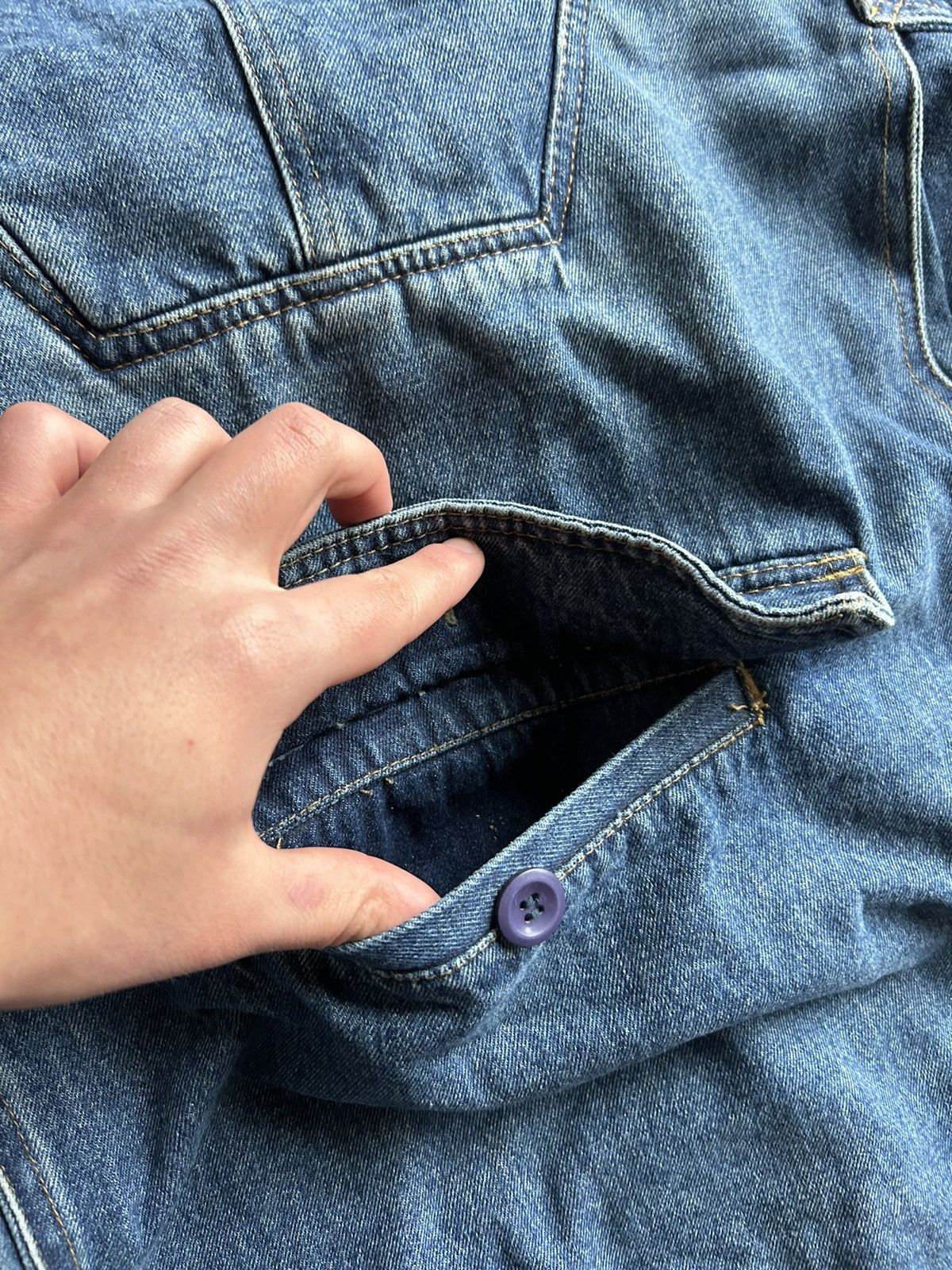 Vintage Vintage Multi-Pocket Wallees Archive Clothing denim jacket Size US XL / EU 56 / 4 - 10 Thumbnail