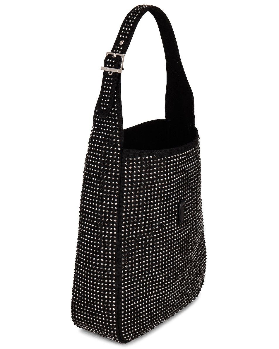 Saint Laurent Paris o1bcso1str0325 Size: OS/Le 5 A 7 Soft Medium Bag in Black Size ONE SIZE - 4 Thumbnail
