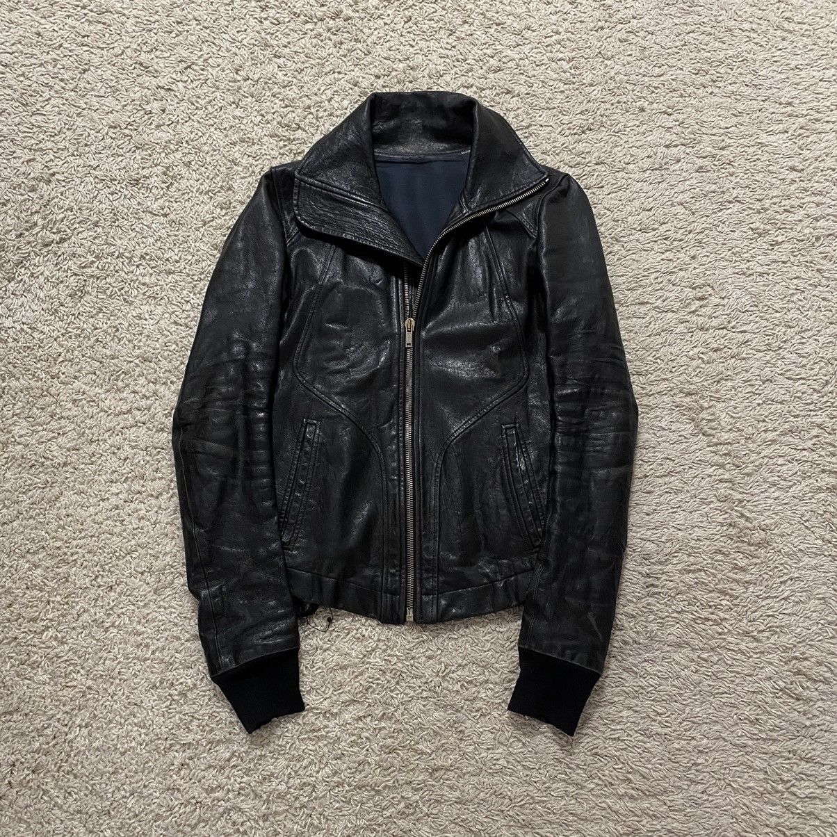 Rick Owens FW12 Rick Owens Mountain High Neck Intarsia Leather