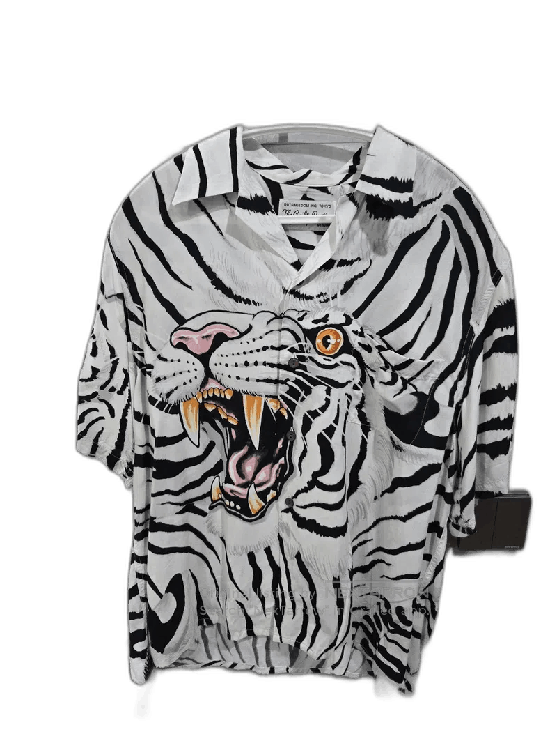 Wacko Maria Wacko Maria Tiger Print Silk Shirt Size US M / EU 48-50 / 2 - 1 Thumbnail