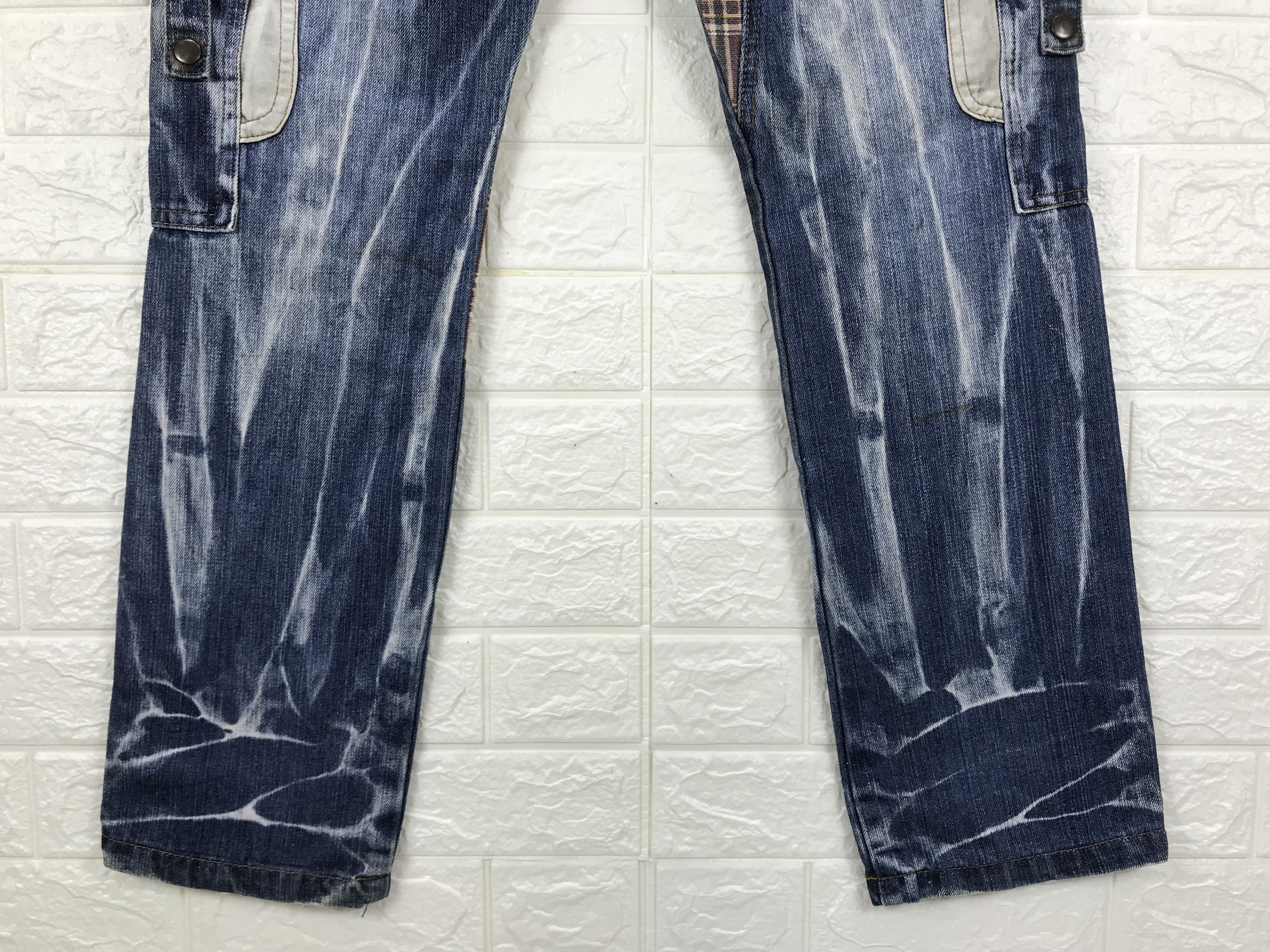 Beauty Beast Vintage Japanese Techno Seditionaries Distressed Cargo Jeans Size US 28 / EU 44 - 8 Thumbnail