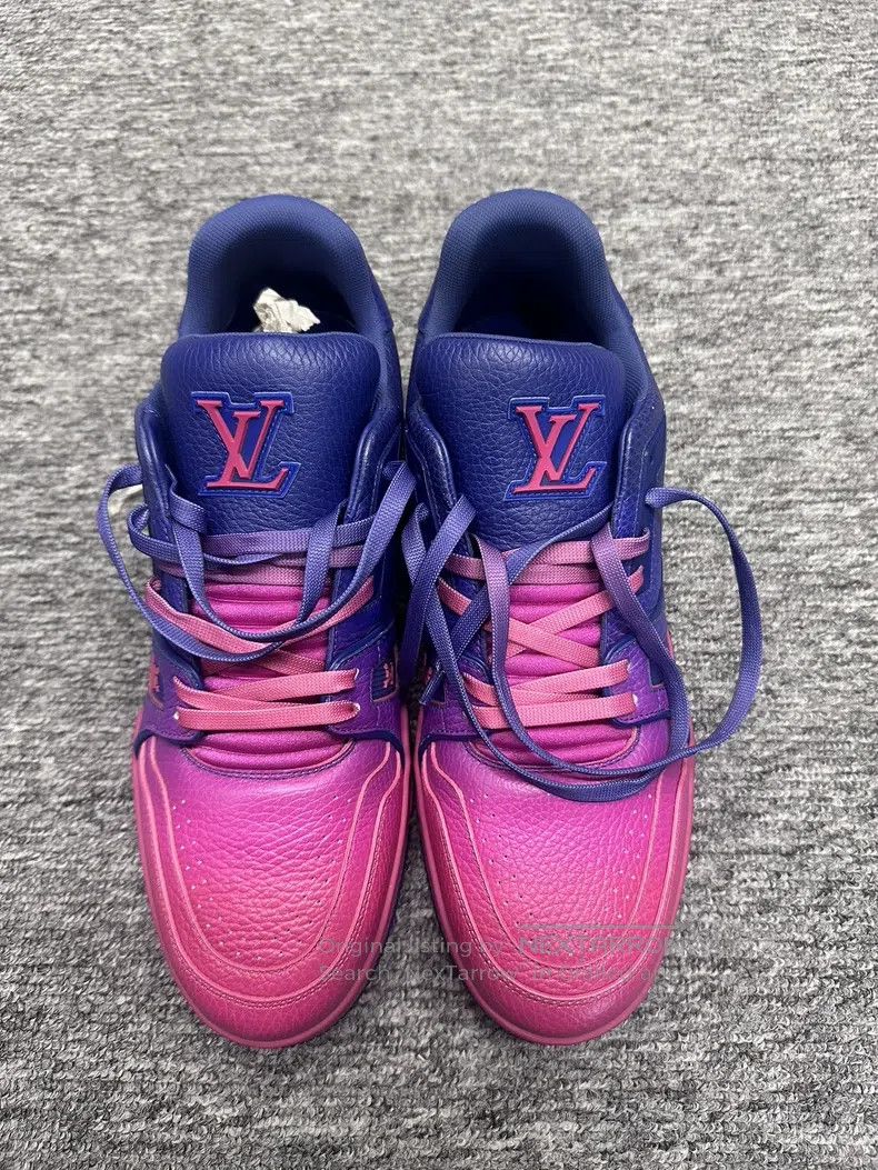 Louis Vuitton Louis Vuitton Blue and pink gradient board shoes Size US 8 / EU 41 - 1 Thumbnail