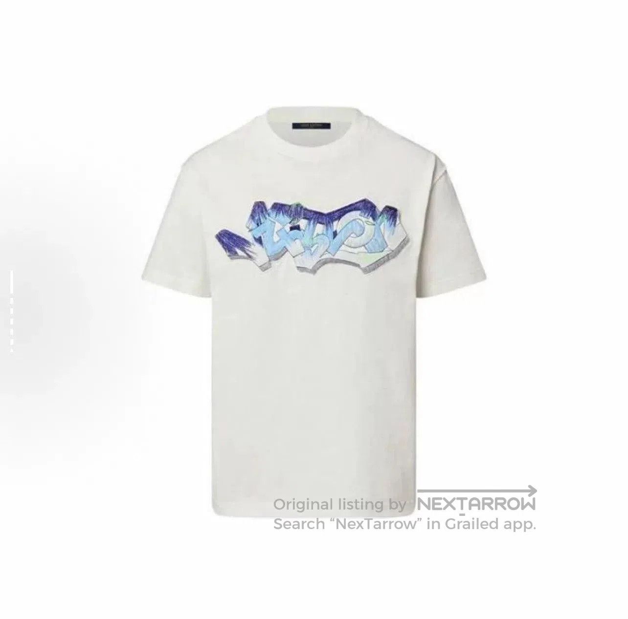 Louis Vuitton Louis Vuitton LV Graffiti Embroidery Tee. Size US XL / EU 56 / 4 - 1 Thumbnail