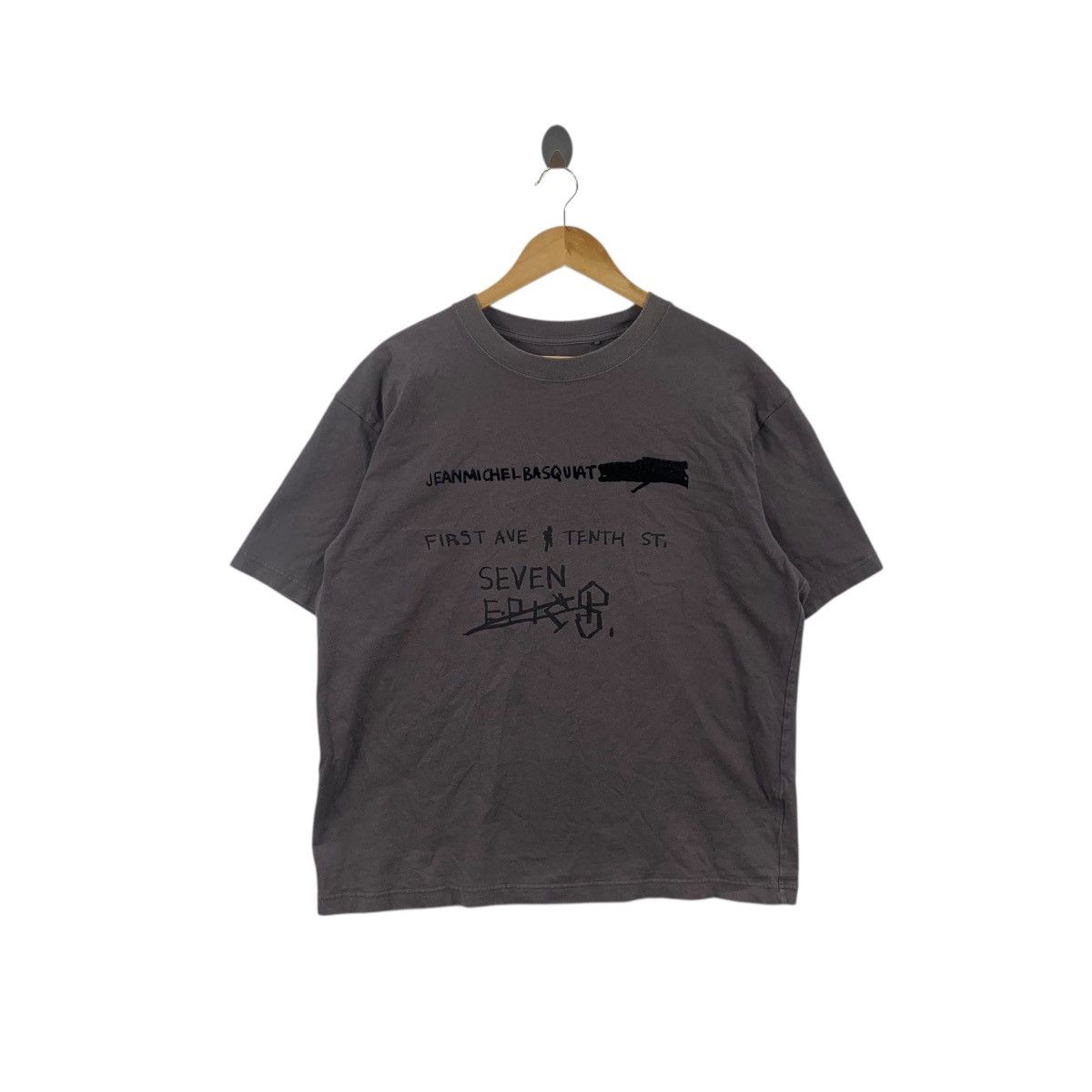 Uniqlo JEAN MICHEL BASQUIAT x UNIQLO New York Baggy Tee Shirt Top Size L / US 10 / IT 46 - 1 Thumbnail